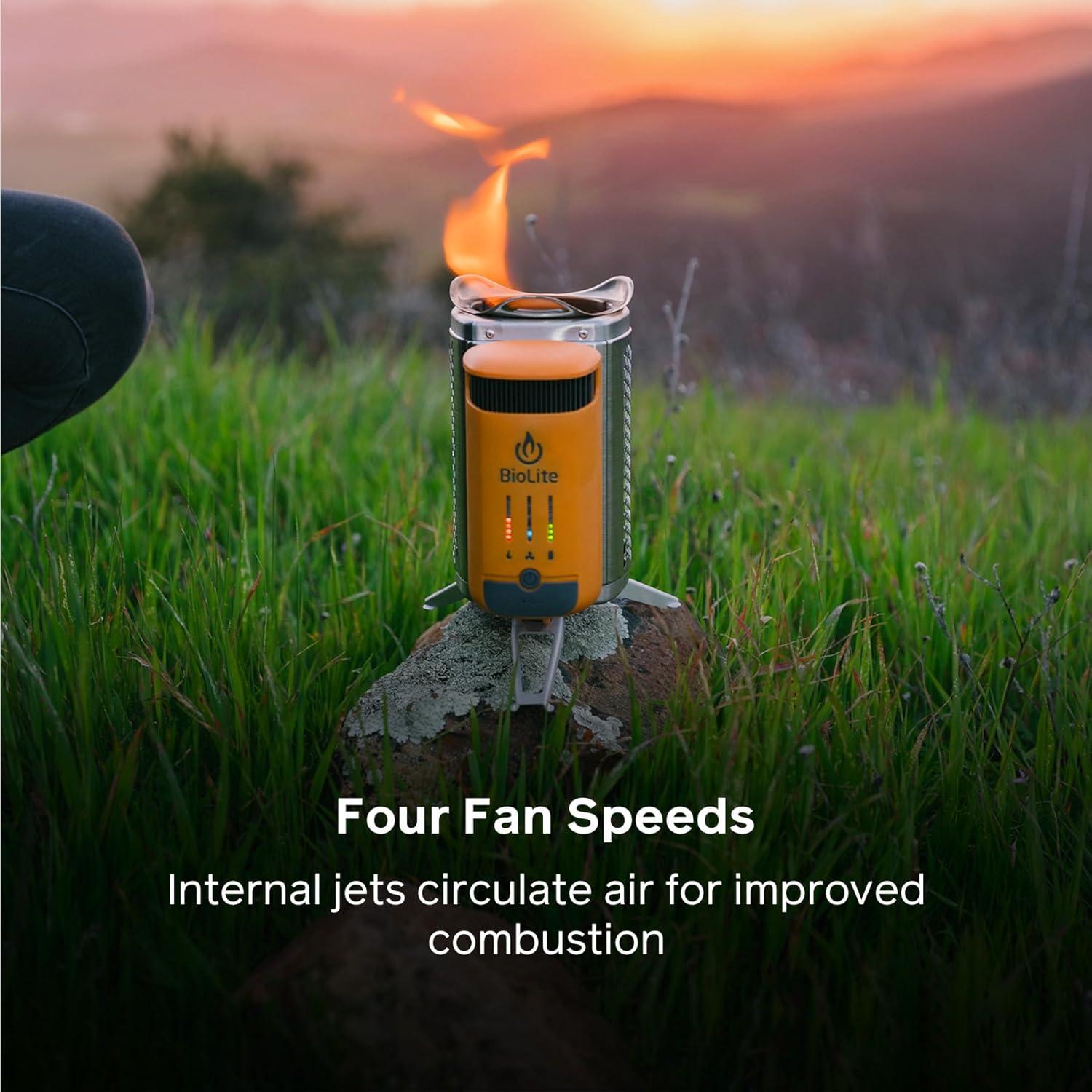 Estufa de Camping BioLite CampStove 2+ con KettlePot