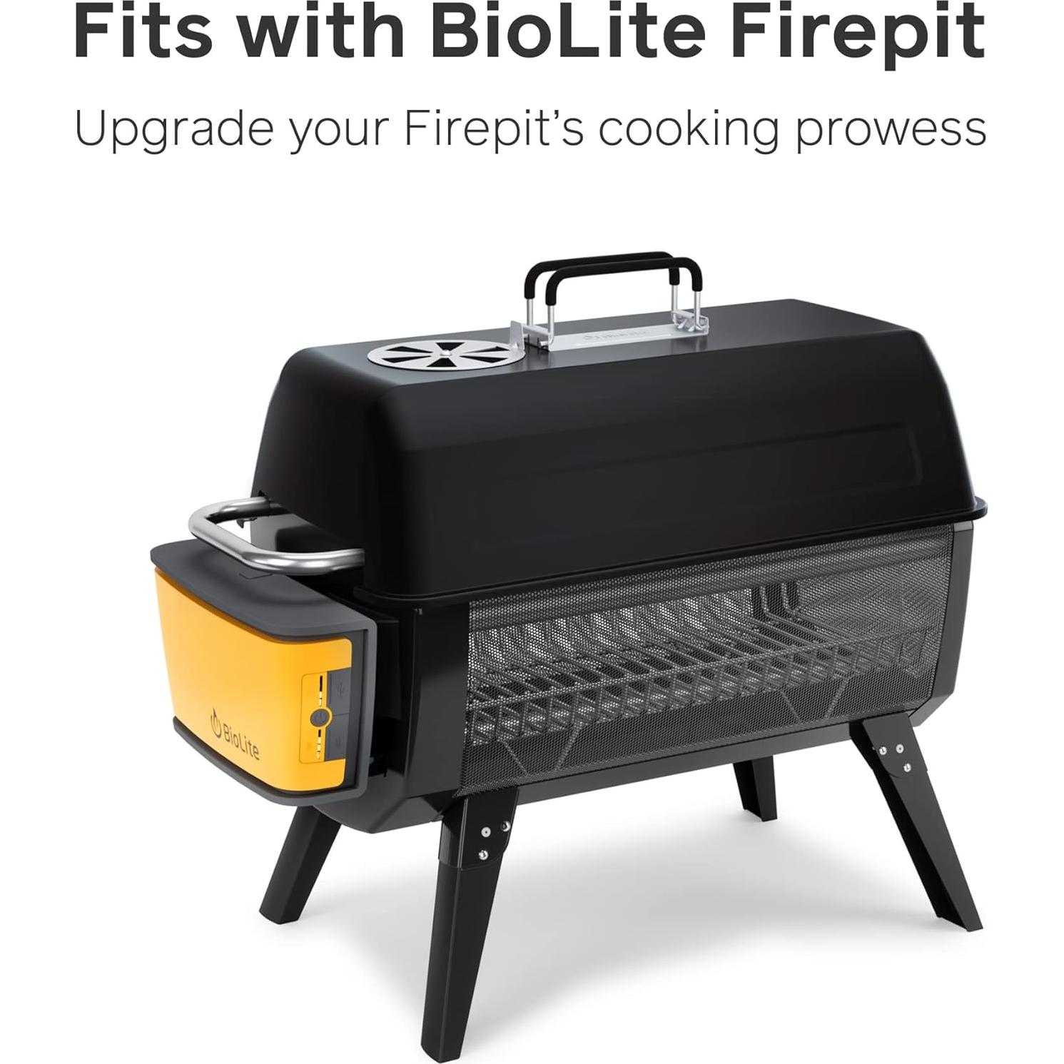 Enamel Coated Grill Cover Lid for FirePit, Works with Charcoal and Firewood Cooking