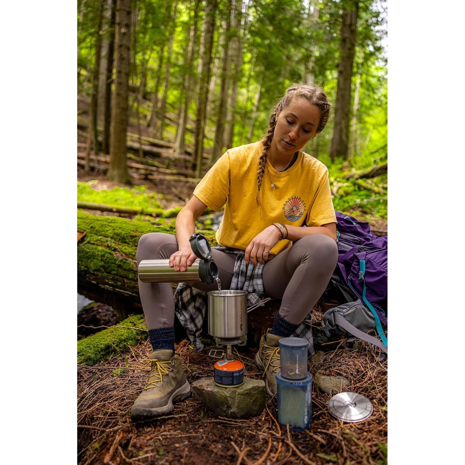 Conjunto de Cocina Compacto GSI Outdoors Glacier 68199 - Acero Inoxidable