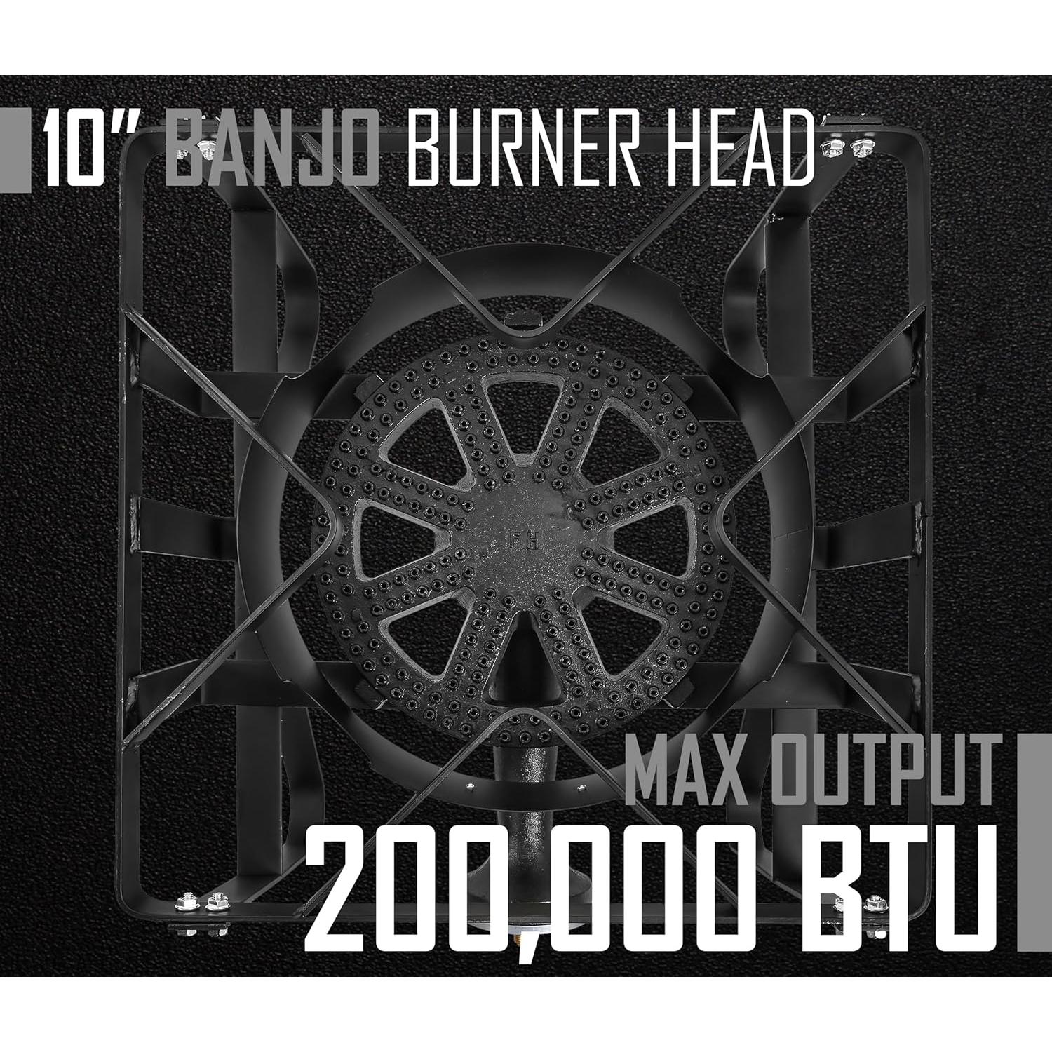 Estufa Portátil Concord Banjo de Propano 200,000 BTU 16.5"