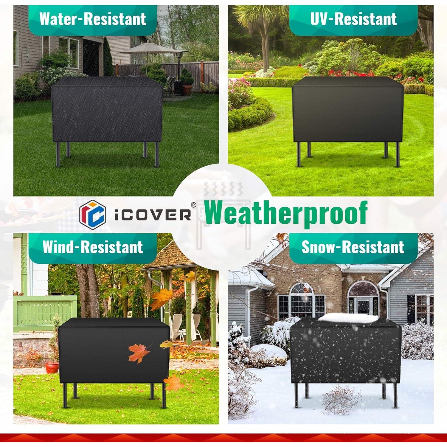 Funda para Estufa de Camping iCOVER 2 Quemadores 600D