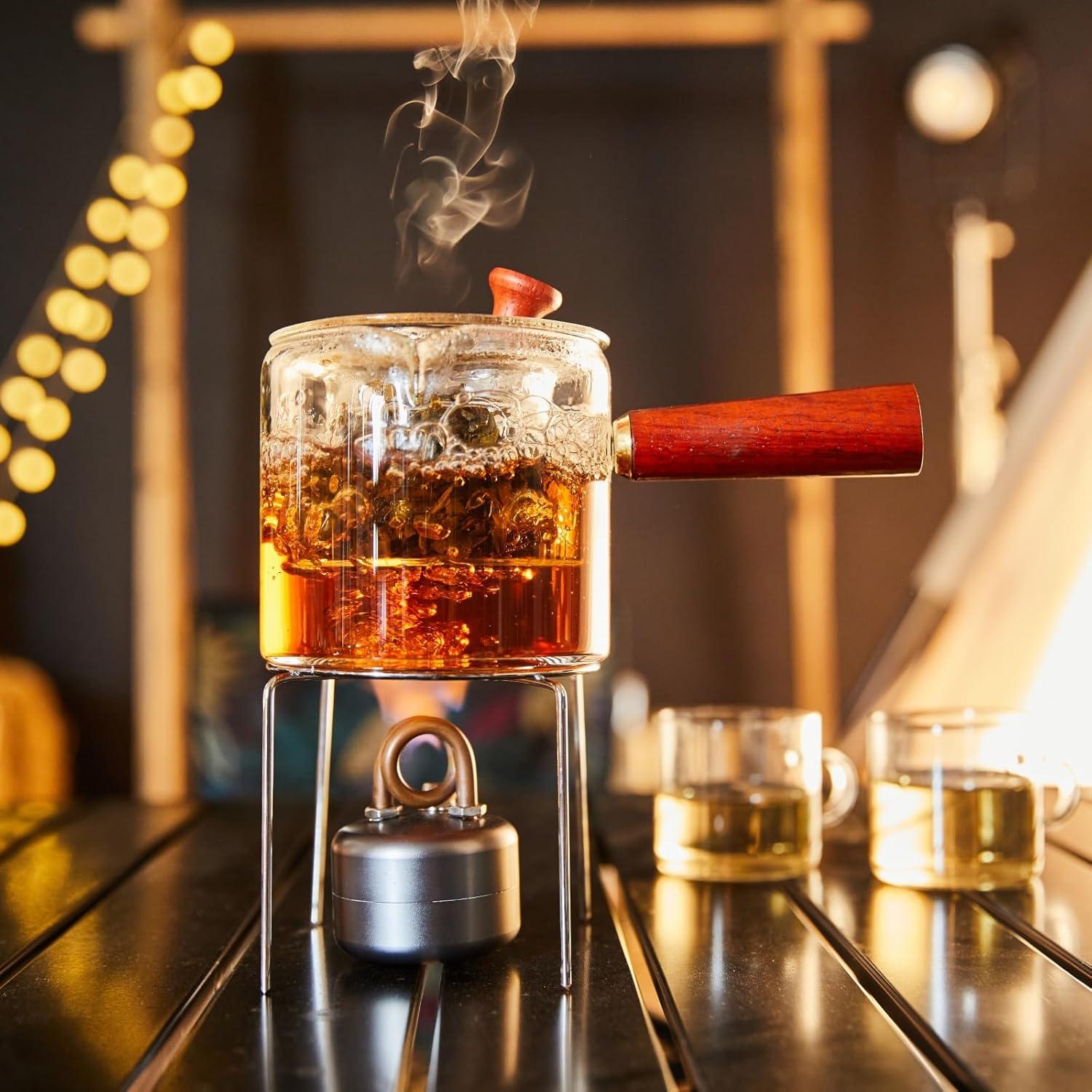 Mini Estufa de Alcohol Gexdes KL-204, 90.7 g, Compacta y Segura