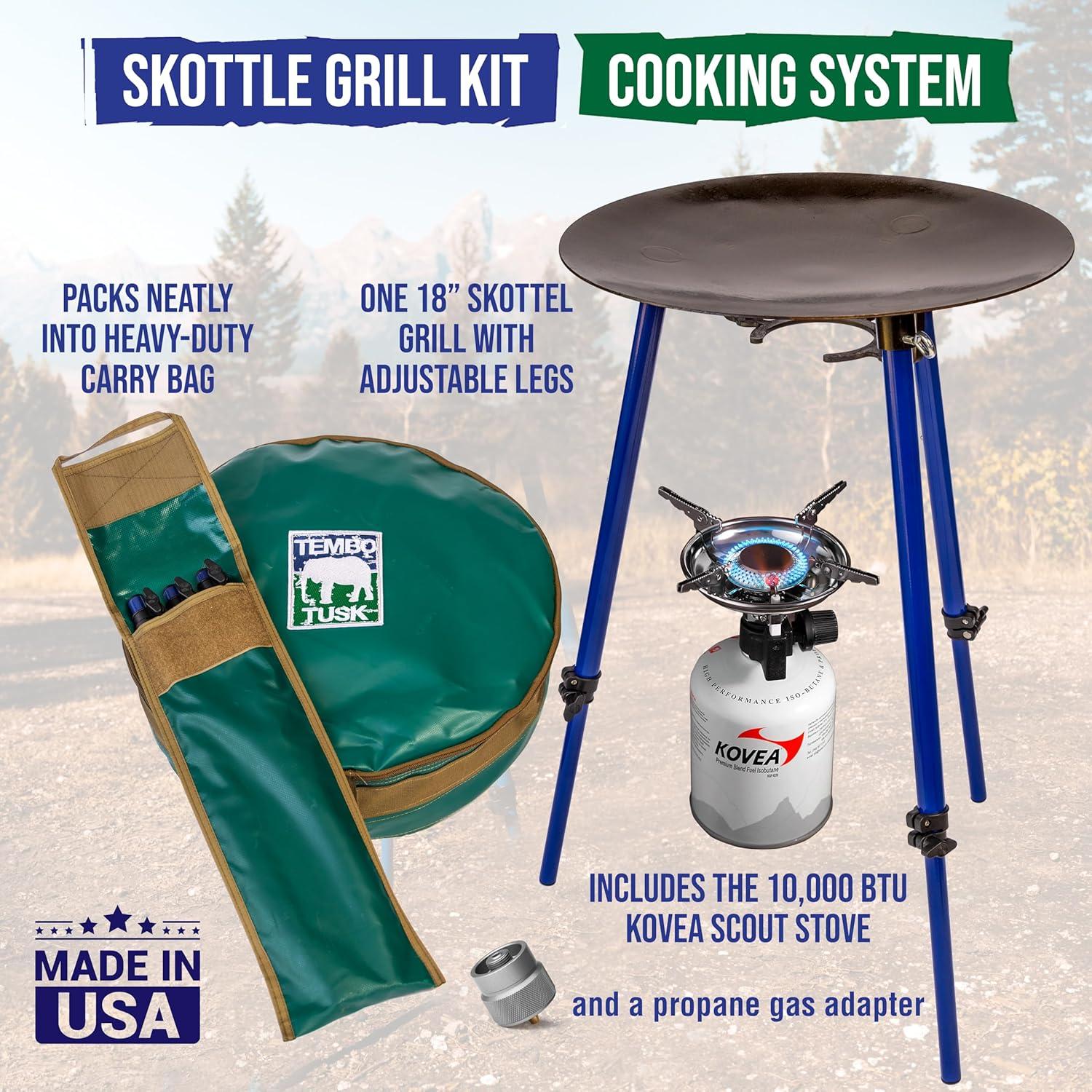 Kit de Cocina Skottle TemboTusk con Patas Ajustables 2023