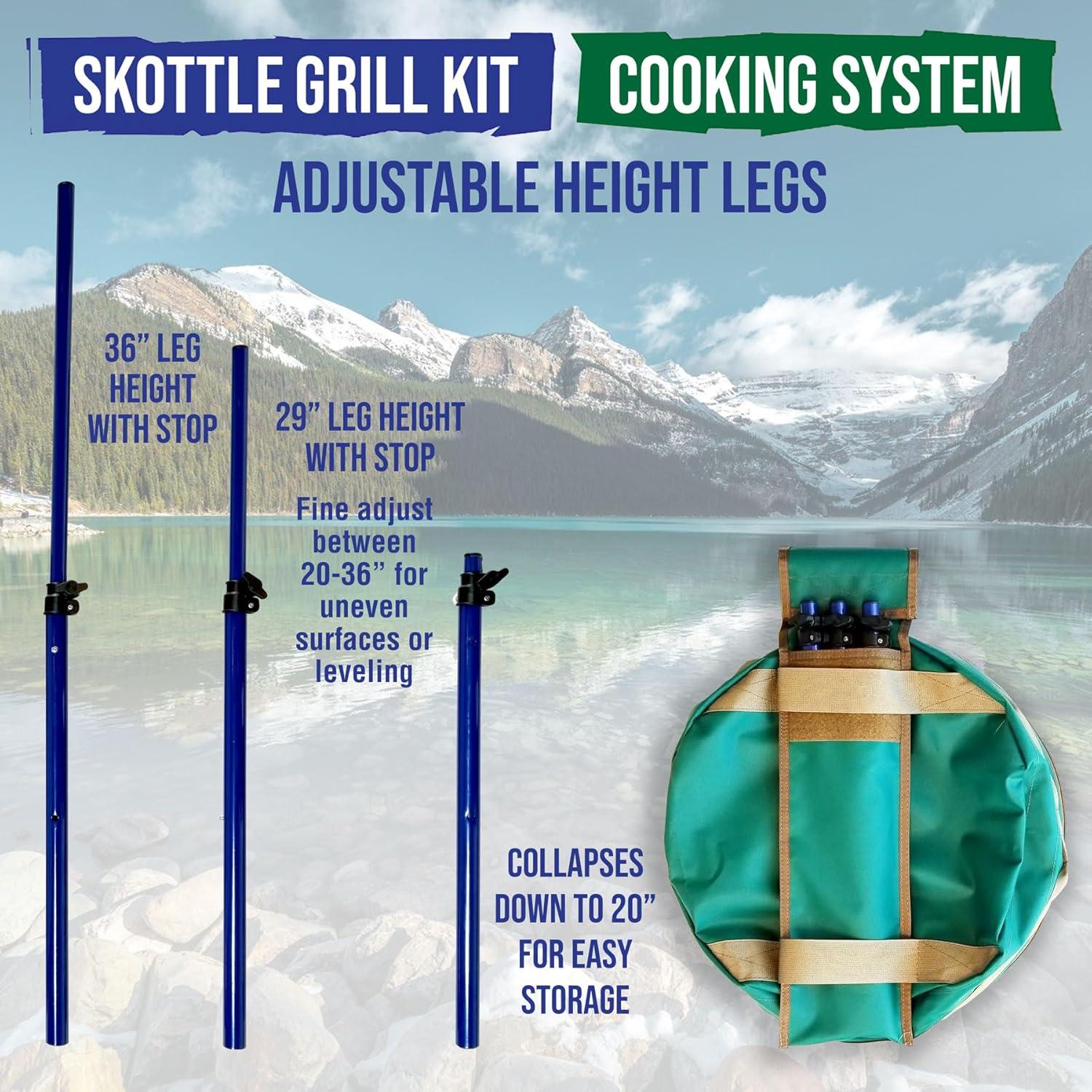 Kit de Cocina Skottle TemboTusk con Patas Ajustables 2023