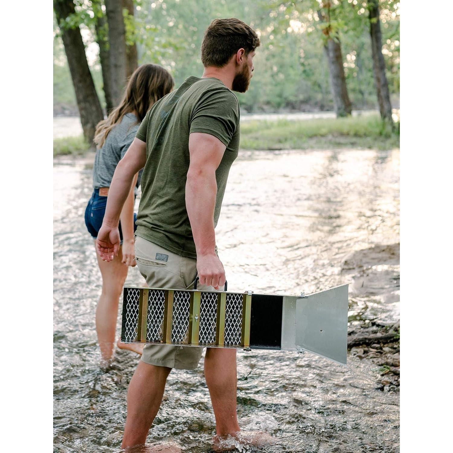 Caja de Sluice de Aluminio Stansport 76 cm - Ligera y Eficiente