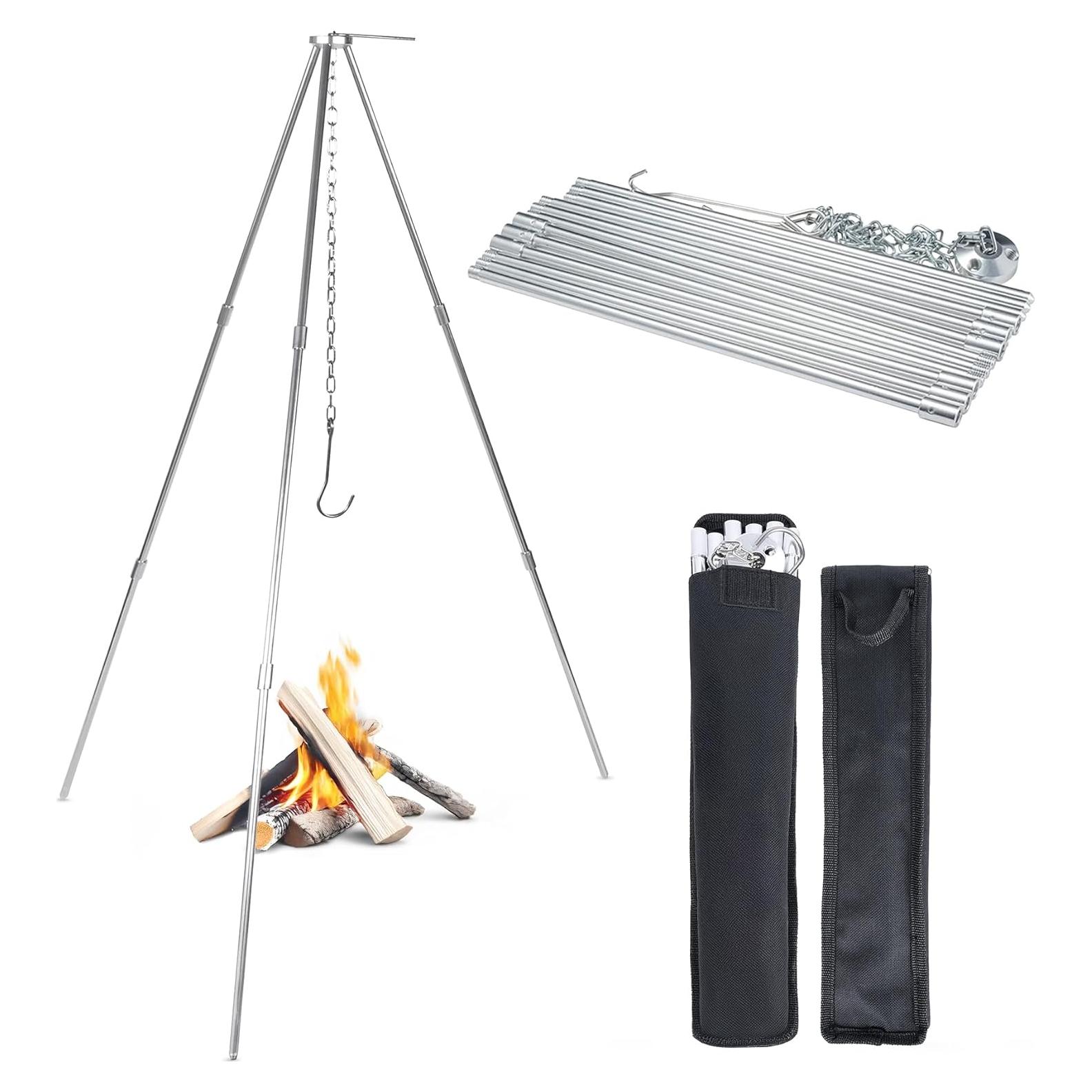 Trípode de Cocina Tactiko Survival - Acero Inoxidable 83.82 cm