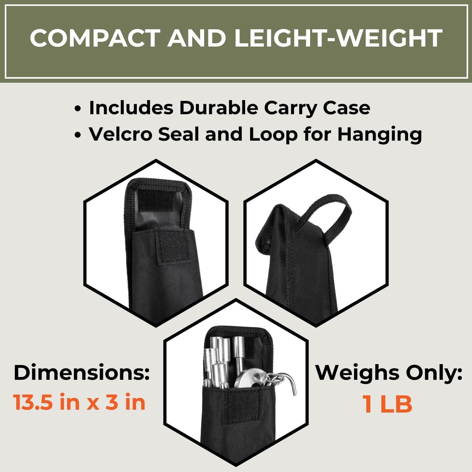 Trípode de Cocina Tactiko Survival - Acero Inoxidable 83.82 cm