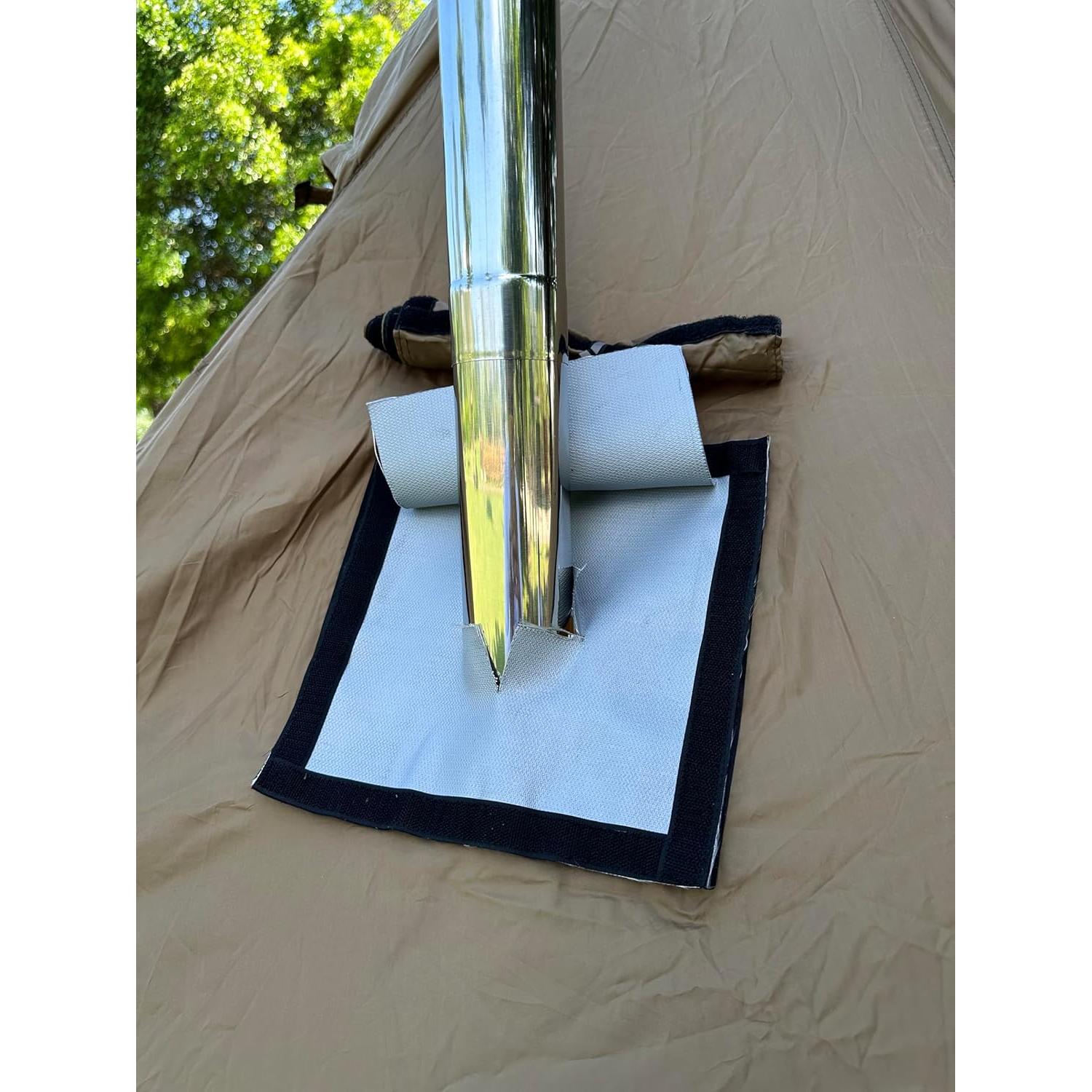 Salida de Estufa para Tienda Caliente FIREHIKING 23x20cm