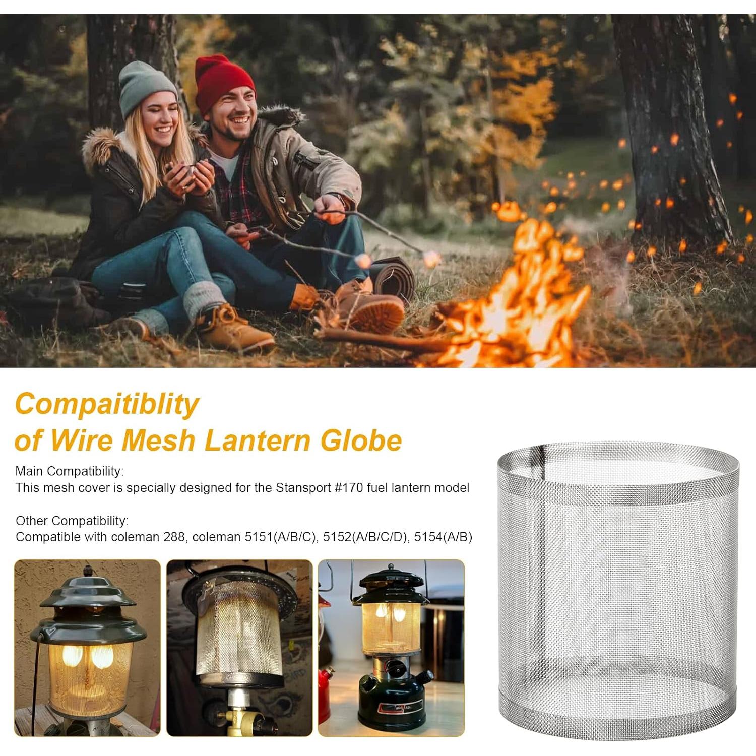 Globo de Linterna de Malla de Alambre Doufuhua #170 Compatible Coleman