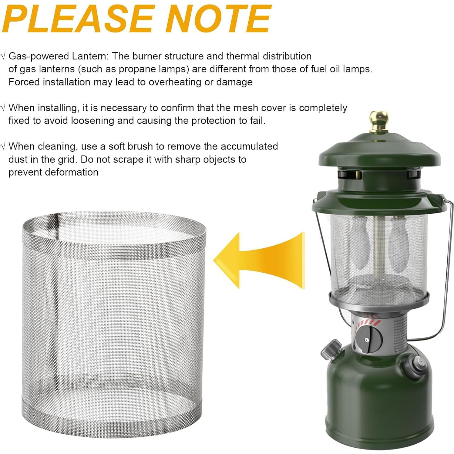 Globo de Linterna de Malla de Alambre Doufuhua #170 Compatible Coleman