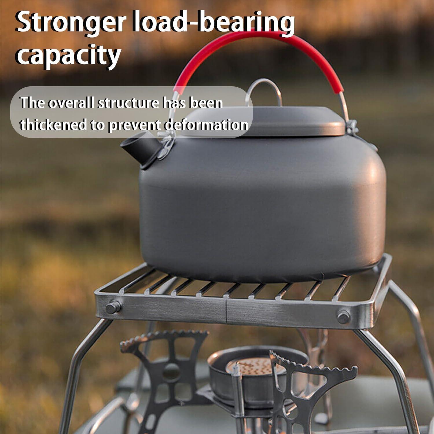 Parrilla de Campamento Plegable Bntyok de Acero Inoxidable 314g