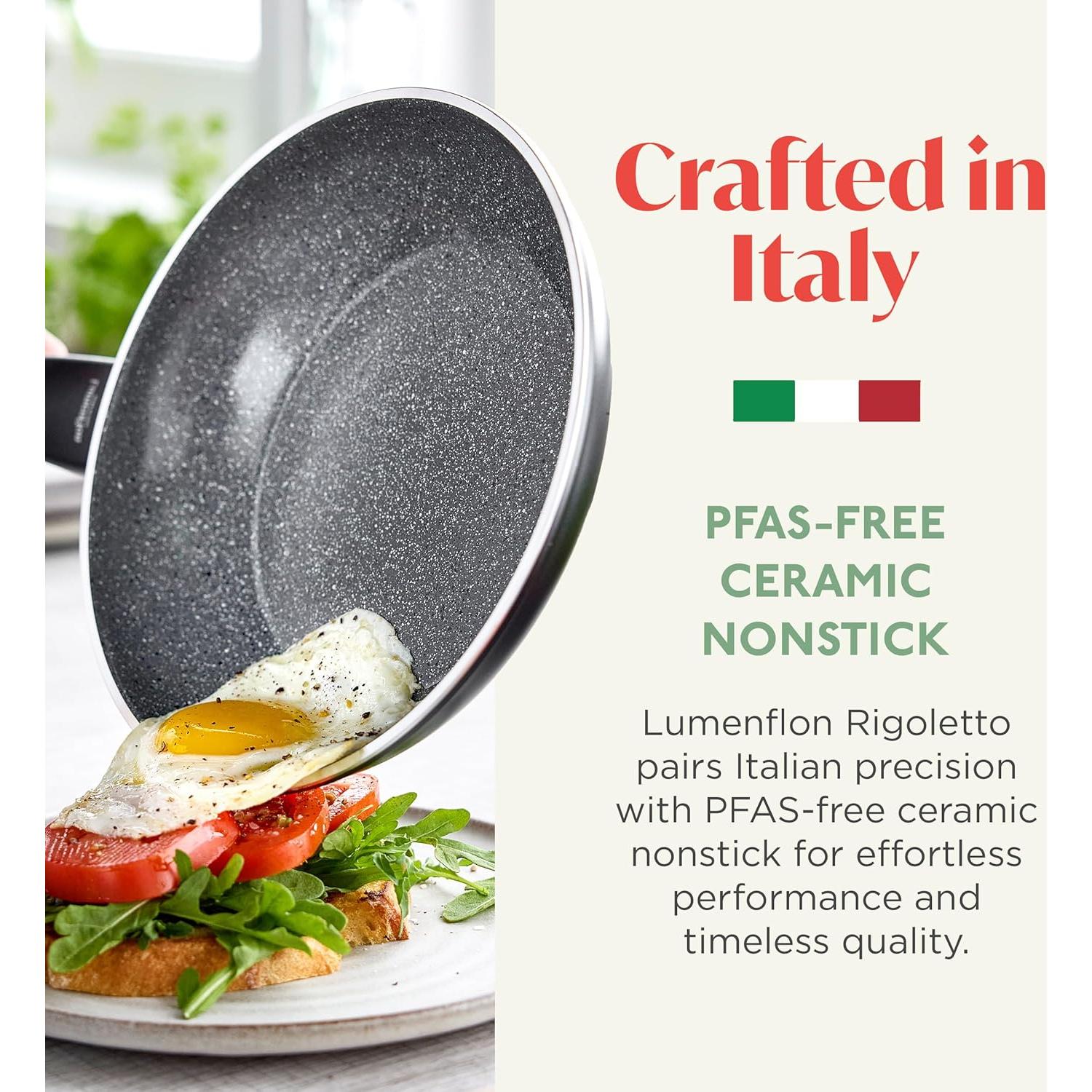 Juego de Utensilios de Cocina Lumenflon Rigoletto 10 Piezas Cerámica Antiadherente