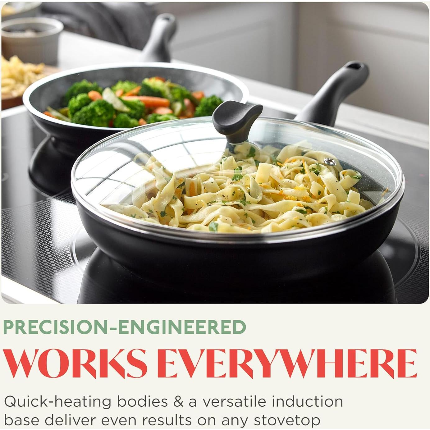 Juego de Utensilios de Cocina Lumenflon Rigoletto 10 Piezas Cerámica Antiadherente