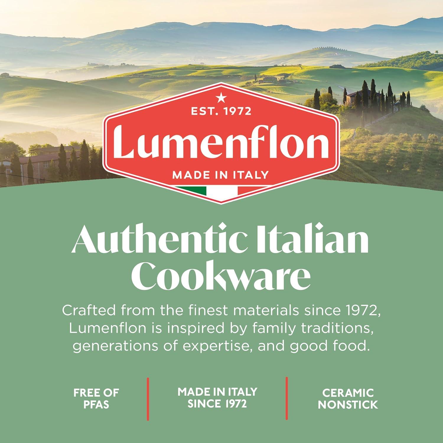 Juego de Utensilios de Cocina Lumenflon Rigoletto 10 Piezas Cerámica Antiadherente