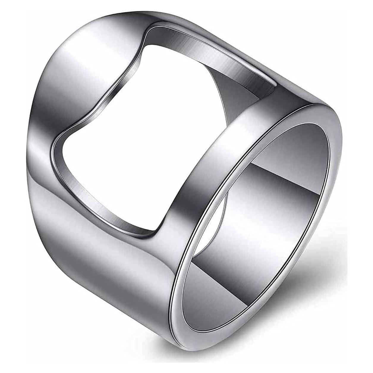Anillo Abrebotellas VQYSKO Acero Inoxidable Talla 6 a 12