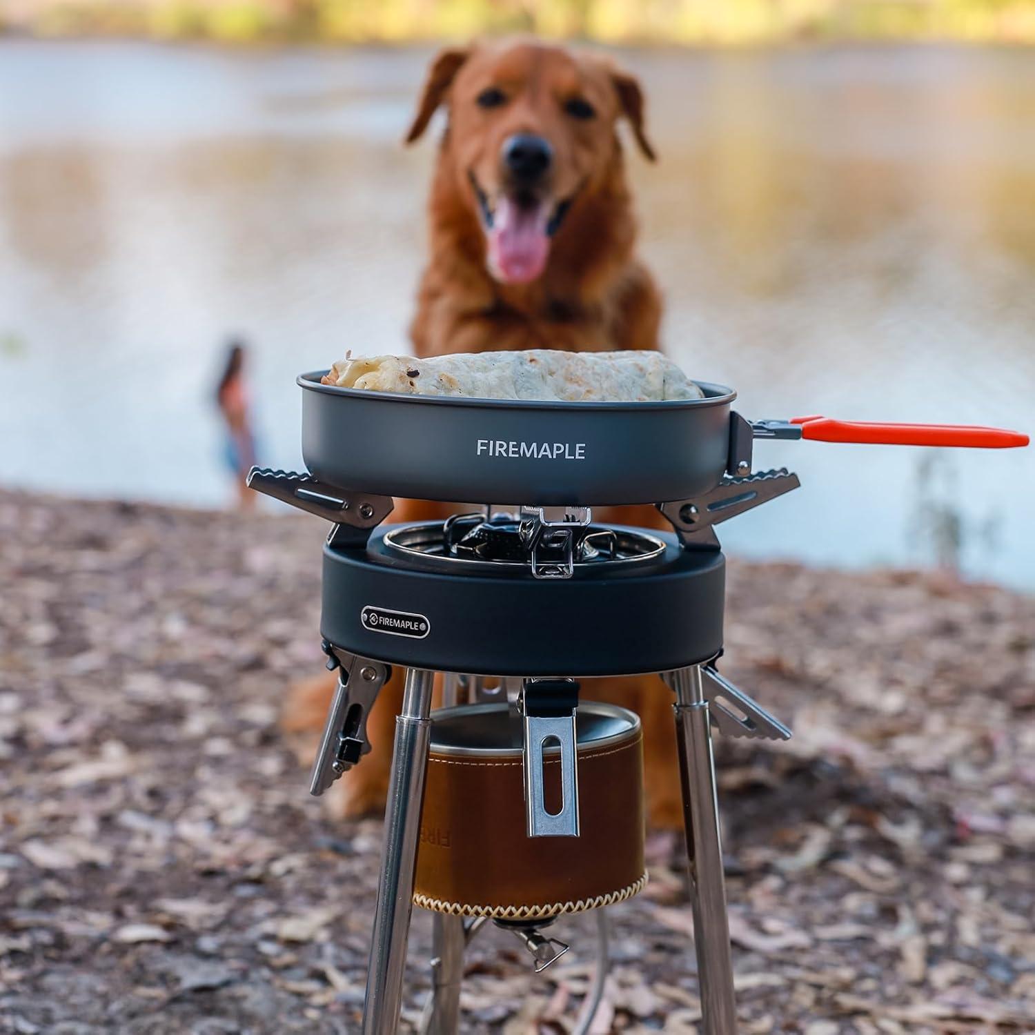 Estufa de Camping Fire-Maple Saturn X 4400W Resistente al Viento