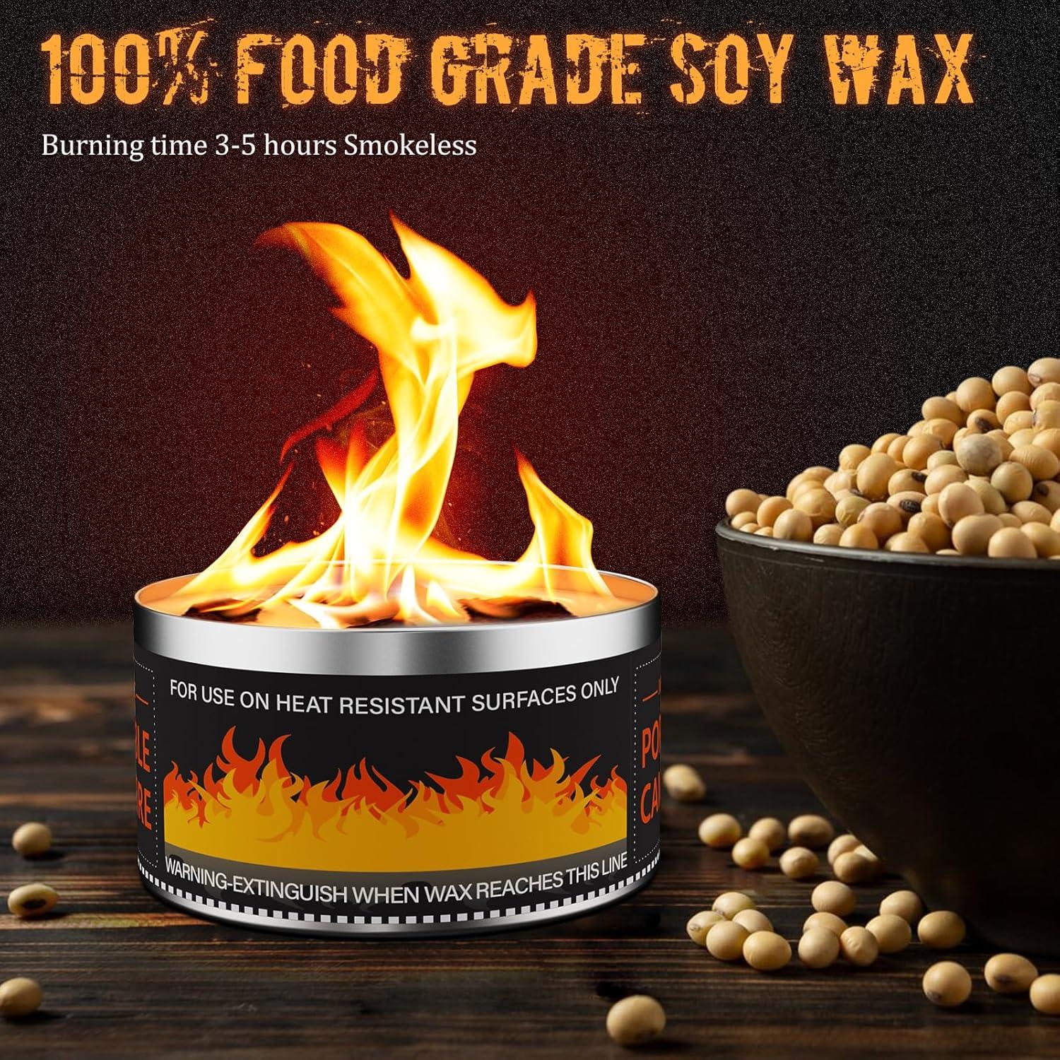 Hoguera Portátil MR MIRYE para Smores 10 cm Sin Chispas