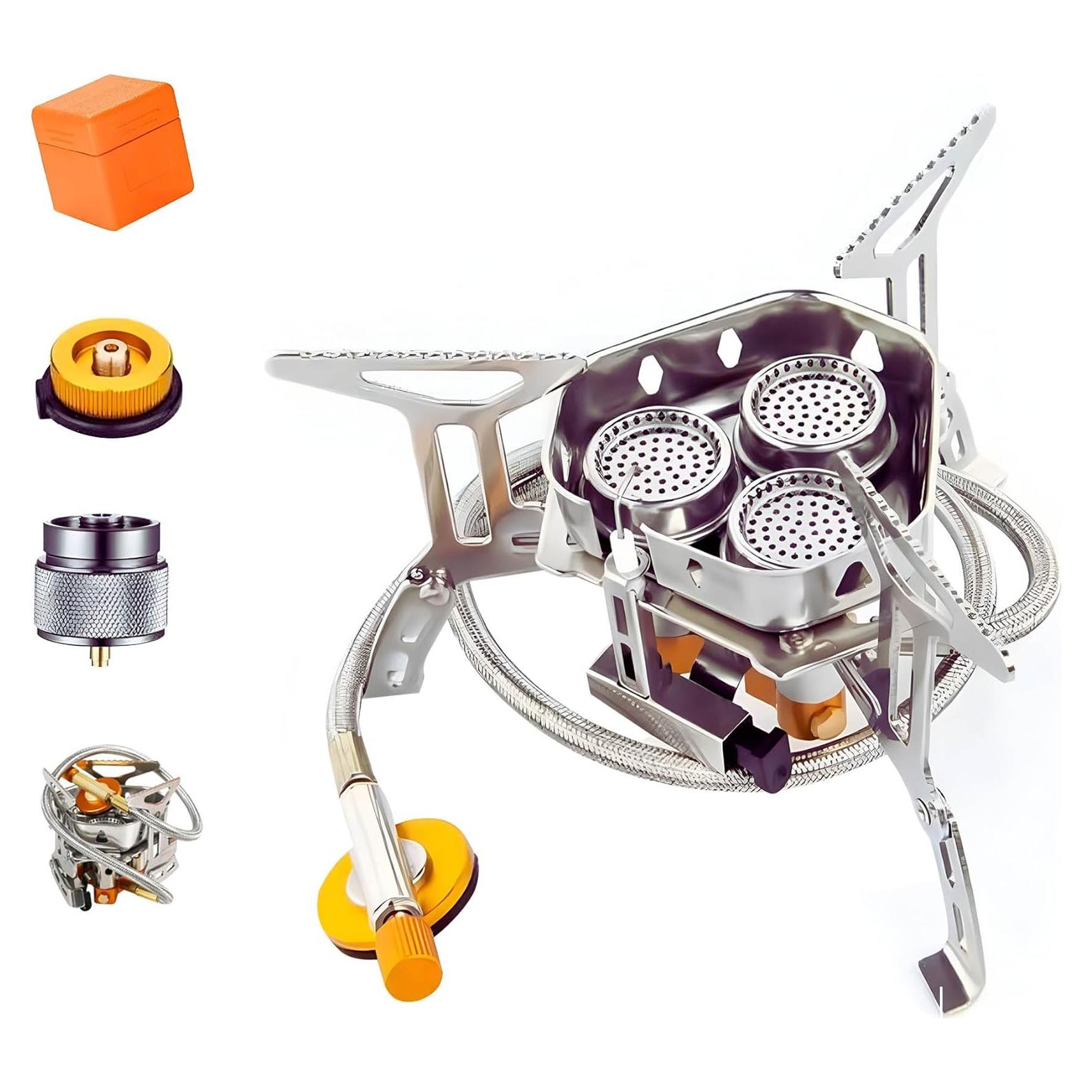 Estufa de Camping Portátil Campy Pro 6800W Multi-combustible