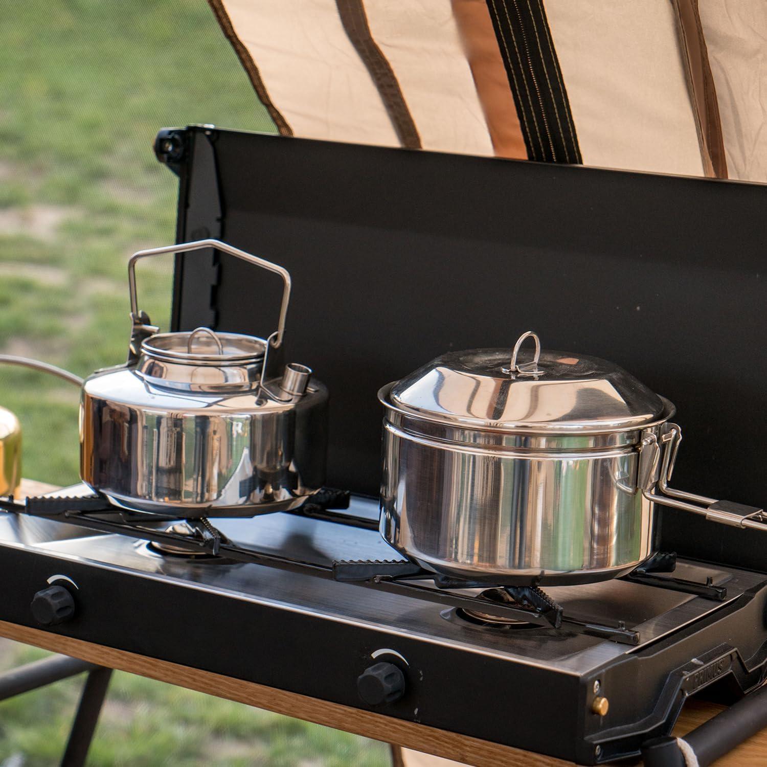 Juego de Olla Kettle Antarcti S/S 1L Acero Inoxidable Camping