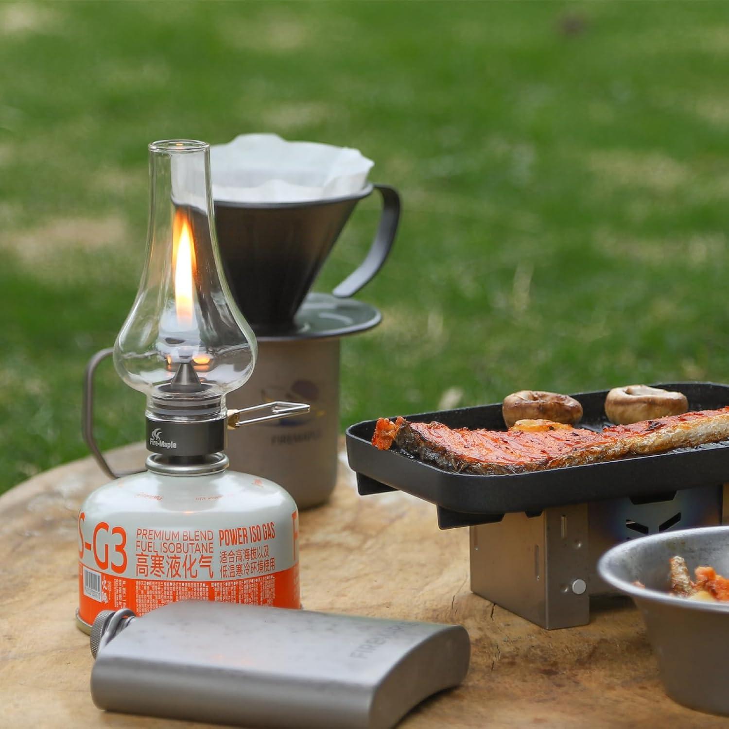 Linterna de Camping Fire-Maple Tulip | Propano | 236g | 18.29cm