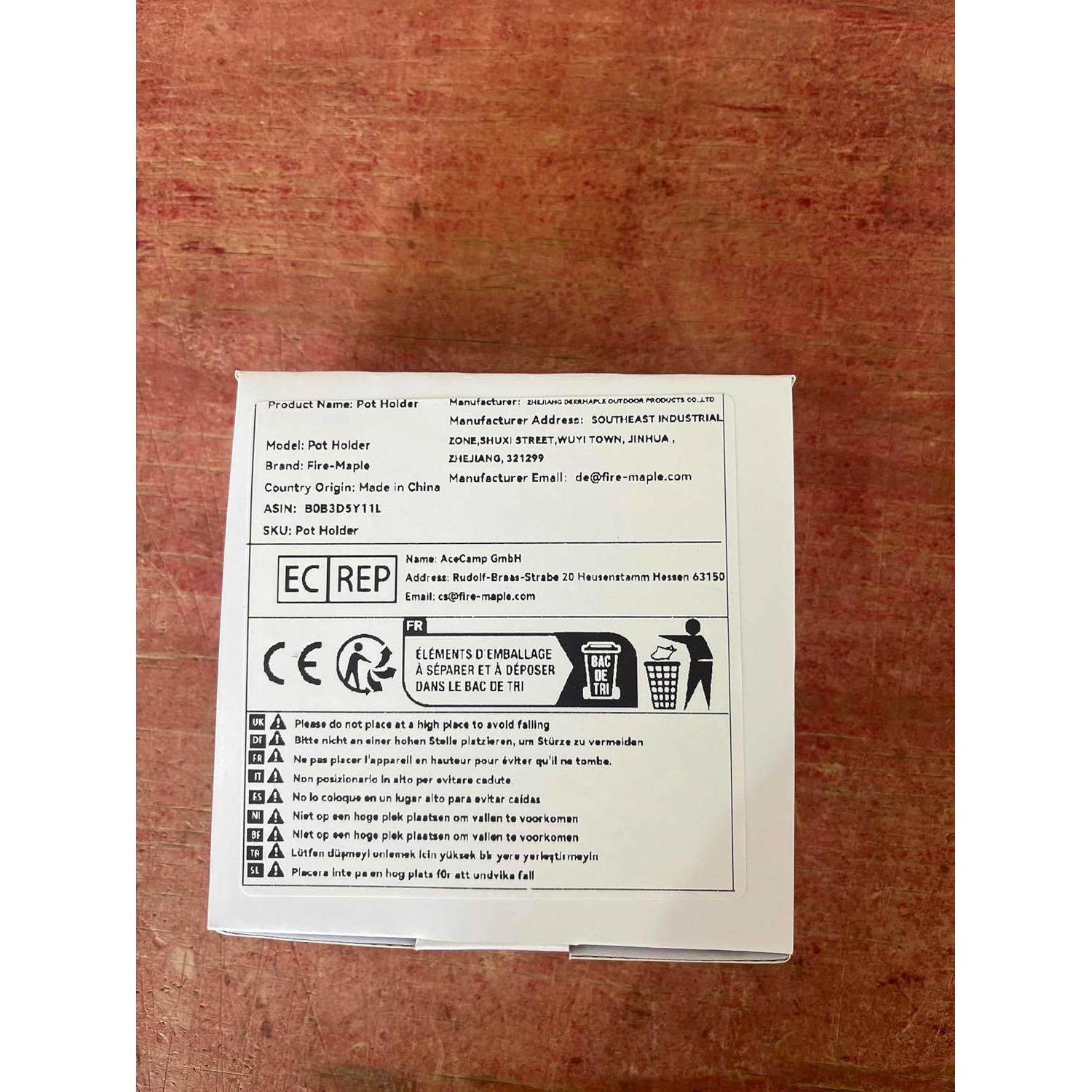 Soporte de Olla Acero Inoxidable Fire-Maple para Estufa Camping