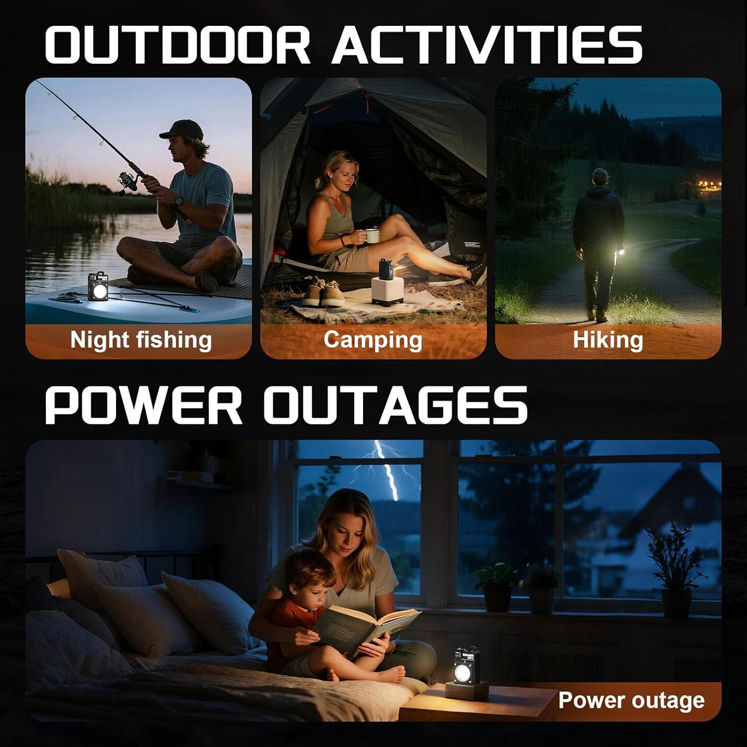 Linterna LED Recargable MyCompix 3500LM Portátil IPX4