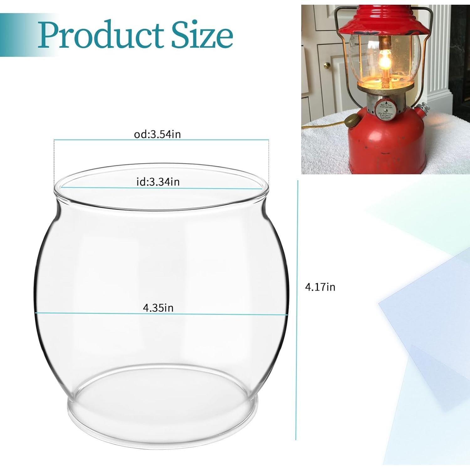 Reemplazo Globo de Vidrio para Linterna Coleman R690B051