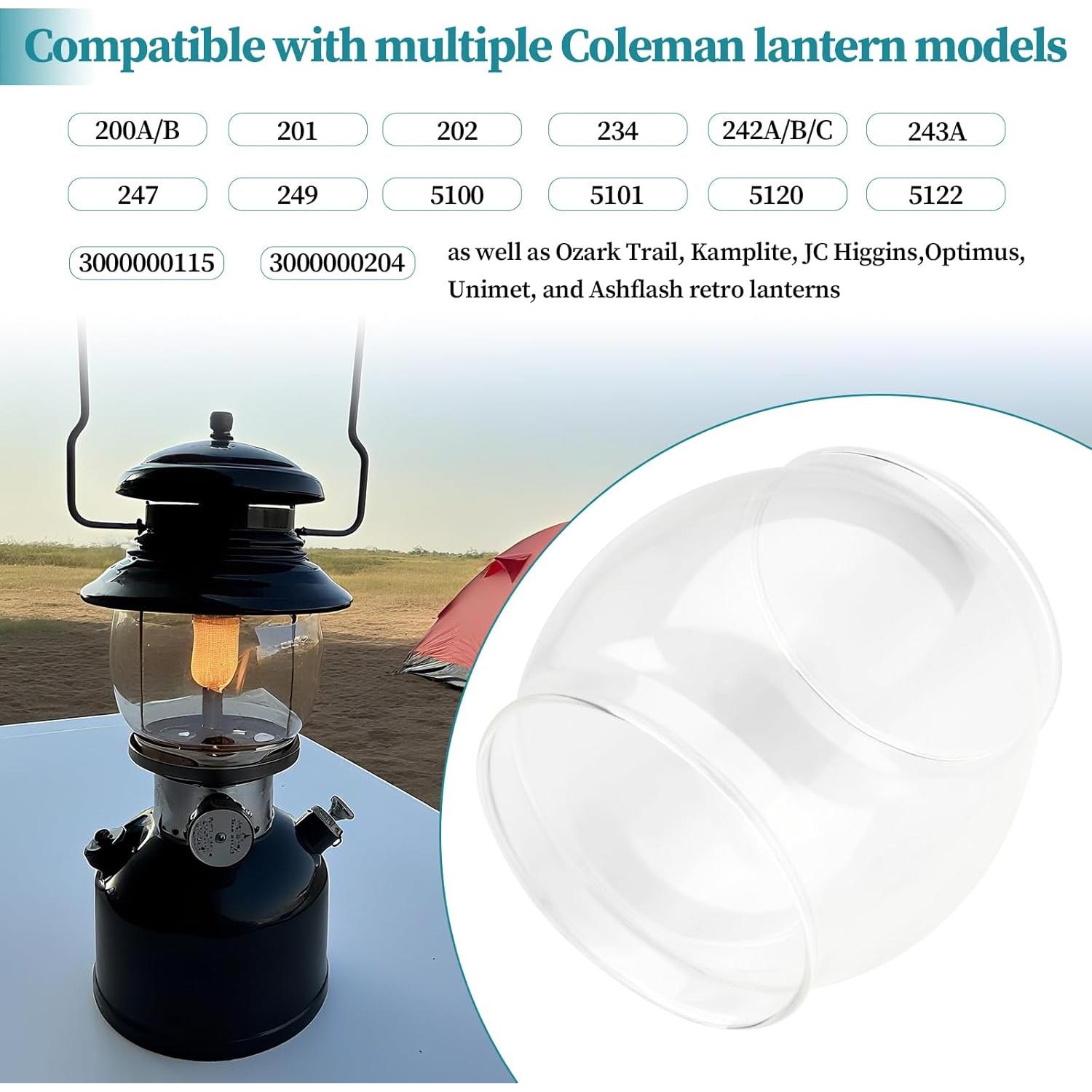 Reemplazo Globo de Vidrio para Linterna Coleman R690B051