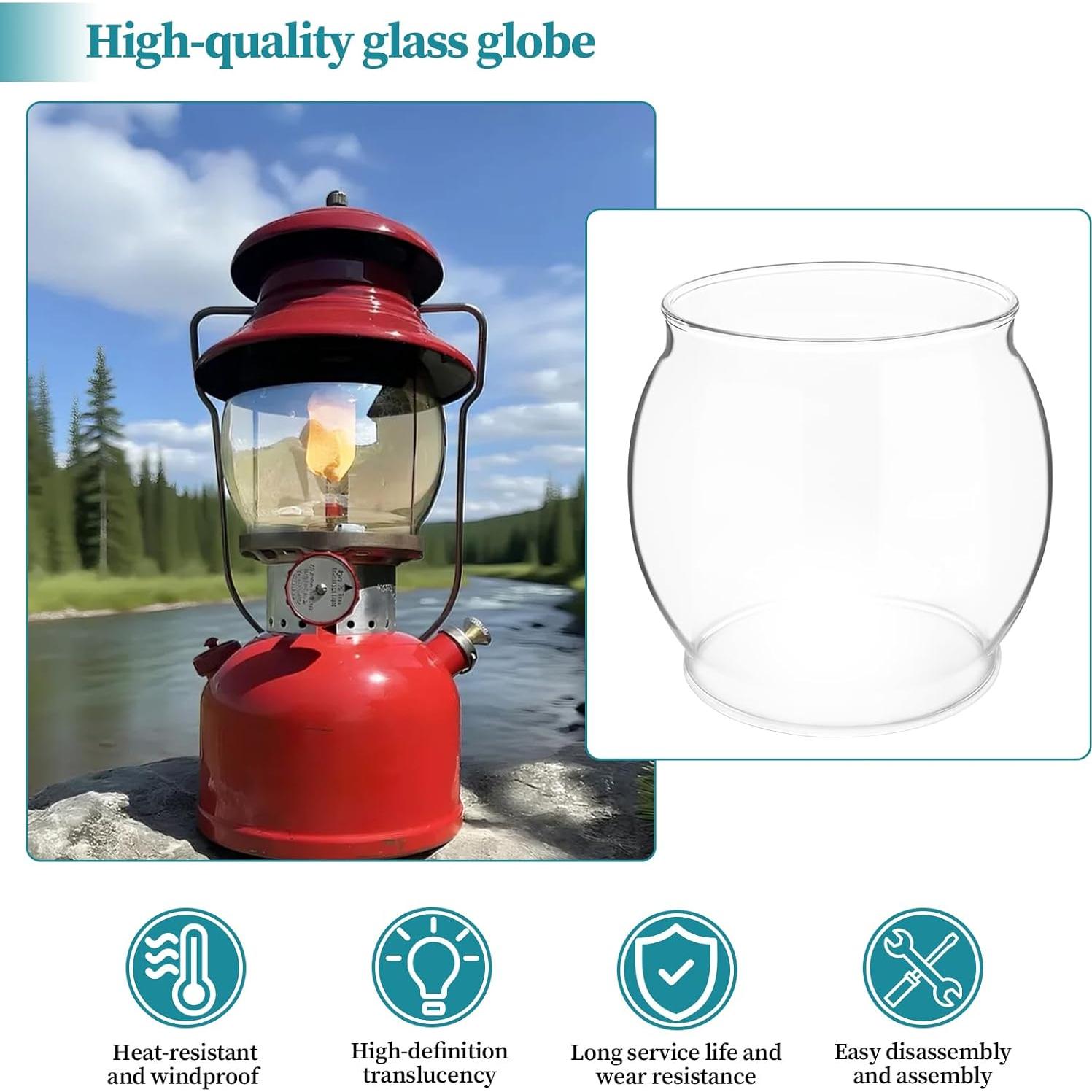 Reemplazo Globo de Vidrio para Linterna Coleman R690B051