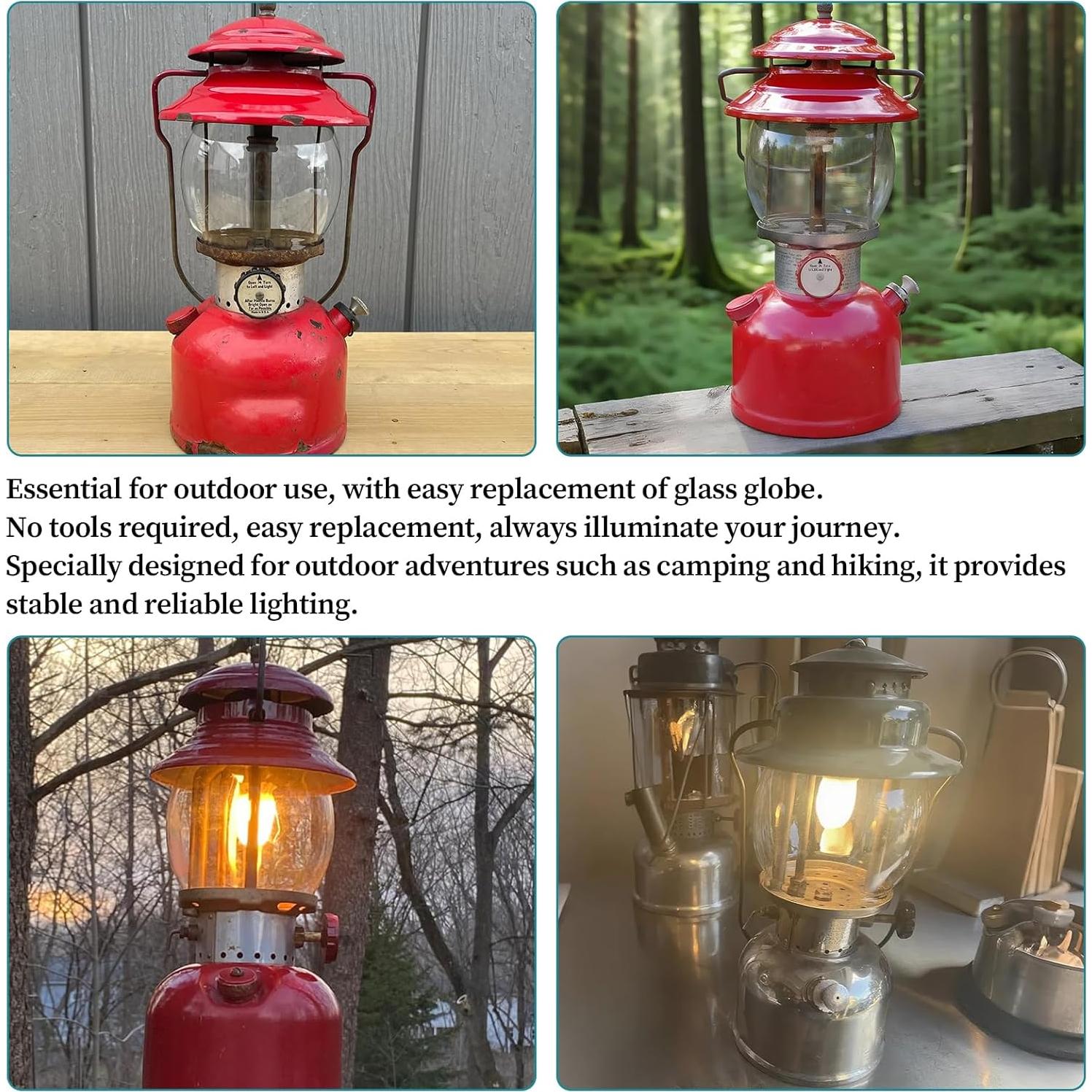 Reemplazo Globo de Vidrio para Linterna Coleman R690B051