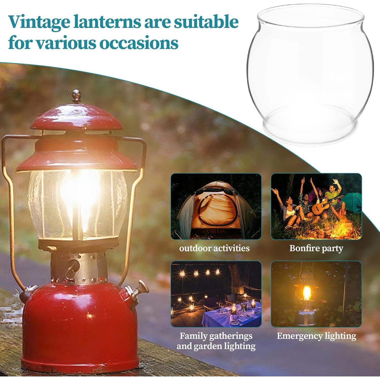 Reemplazo Globo de Vidrio para Linterna Coleman R690B051