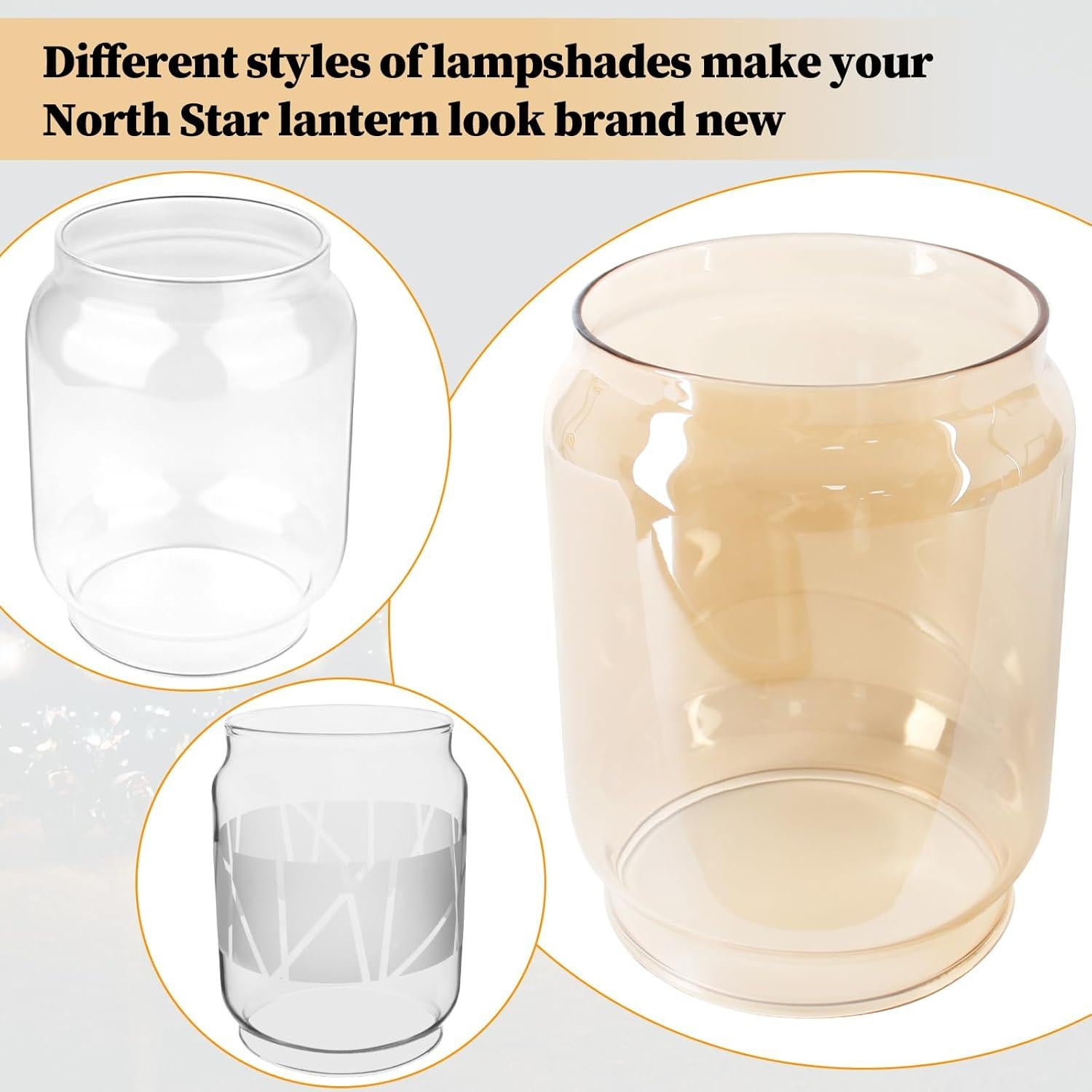 Globo de Linterna Ámbar LVACODV para Coleman Northstar 2000/2500