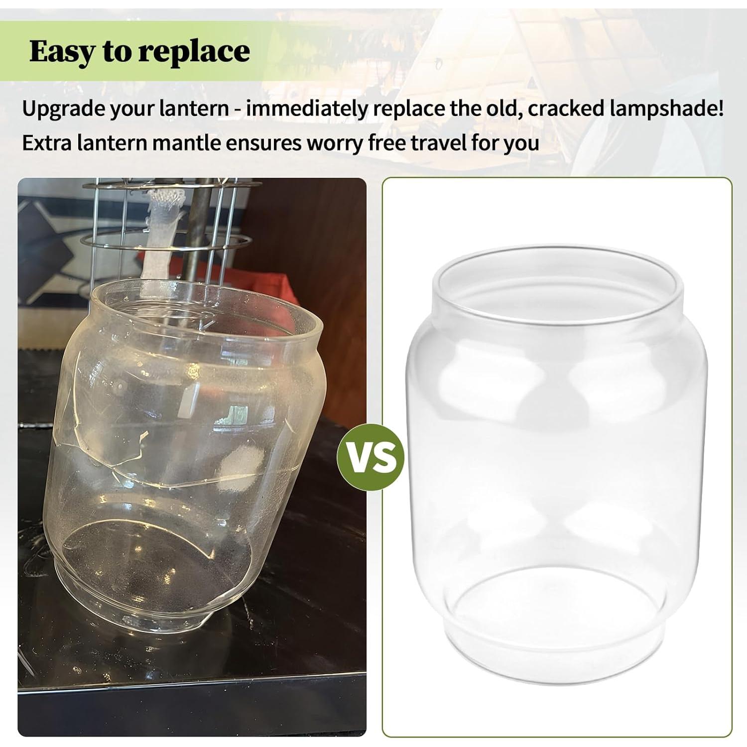 Globo de Vidrio Borosilicato para Linterna Coleman Northstar