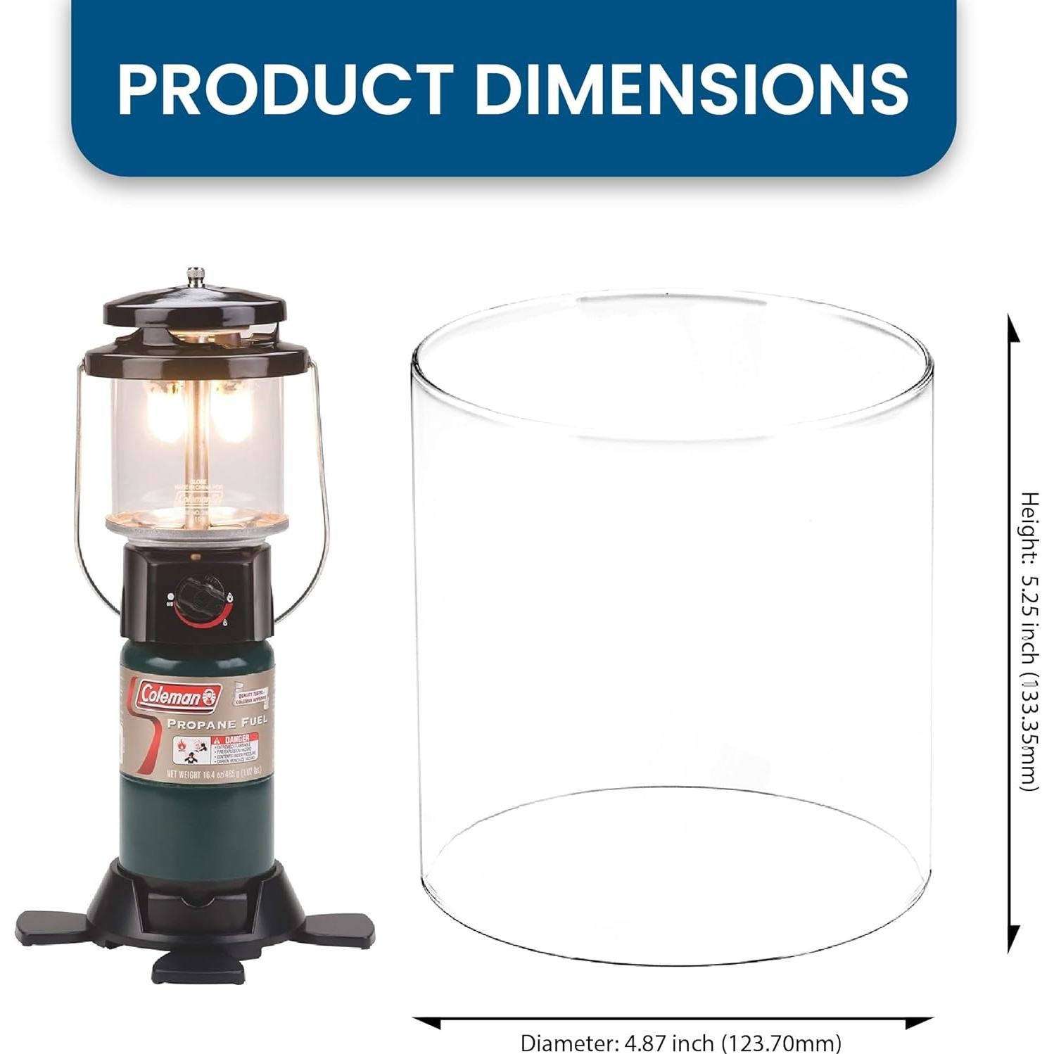 Globo de Linterna Claro American Mantle CLG8500 12.5cm