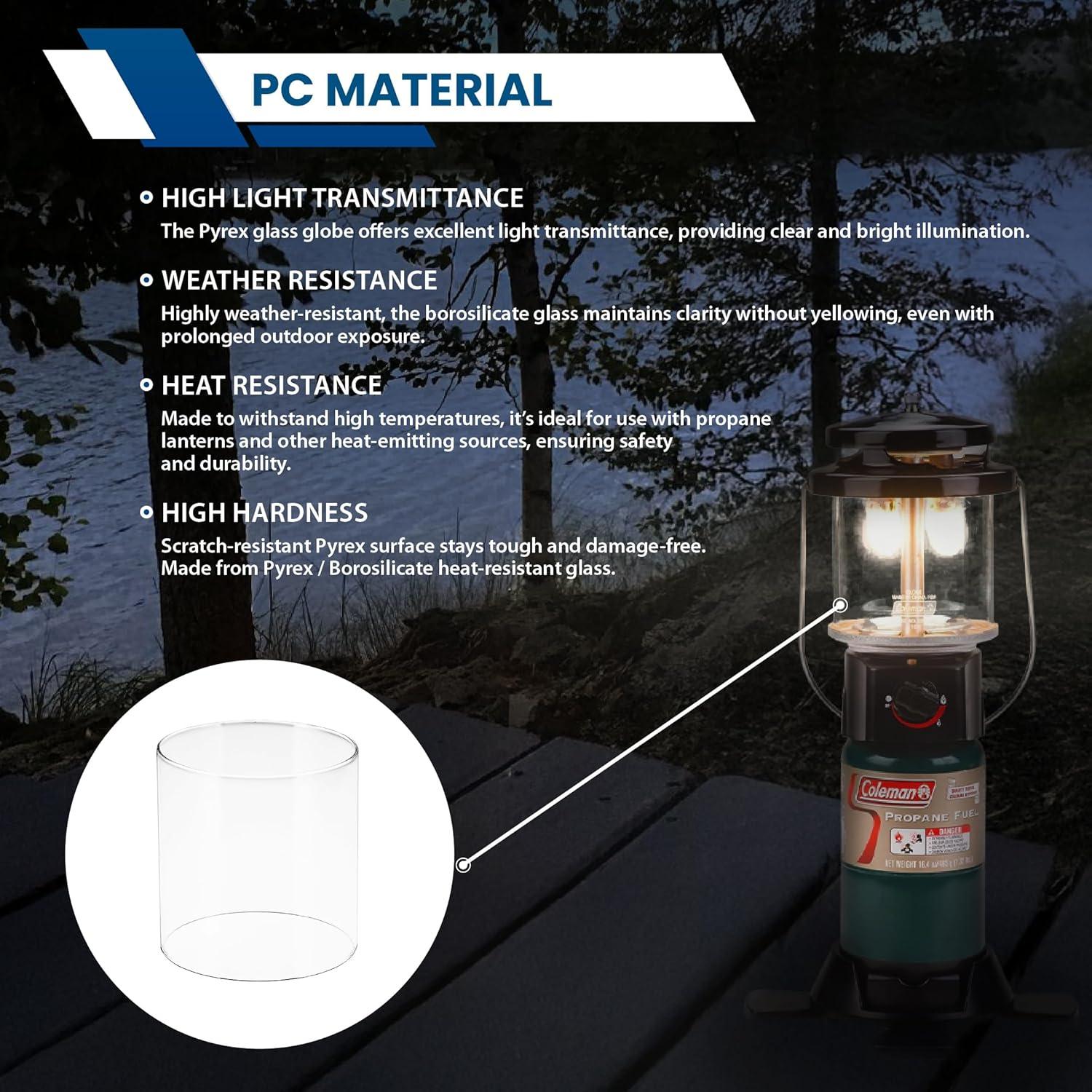 Globo de Linterna Claro American Mantle CLG8500 12.5cm