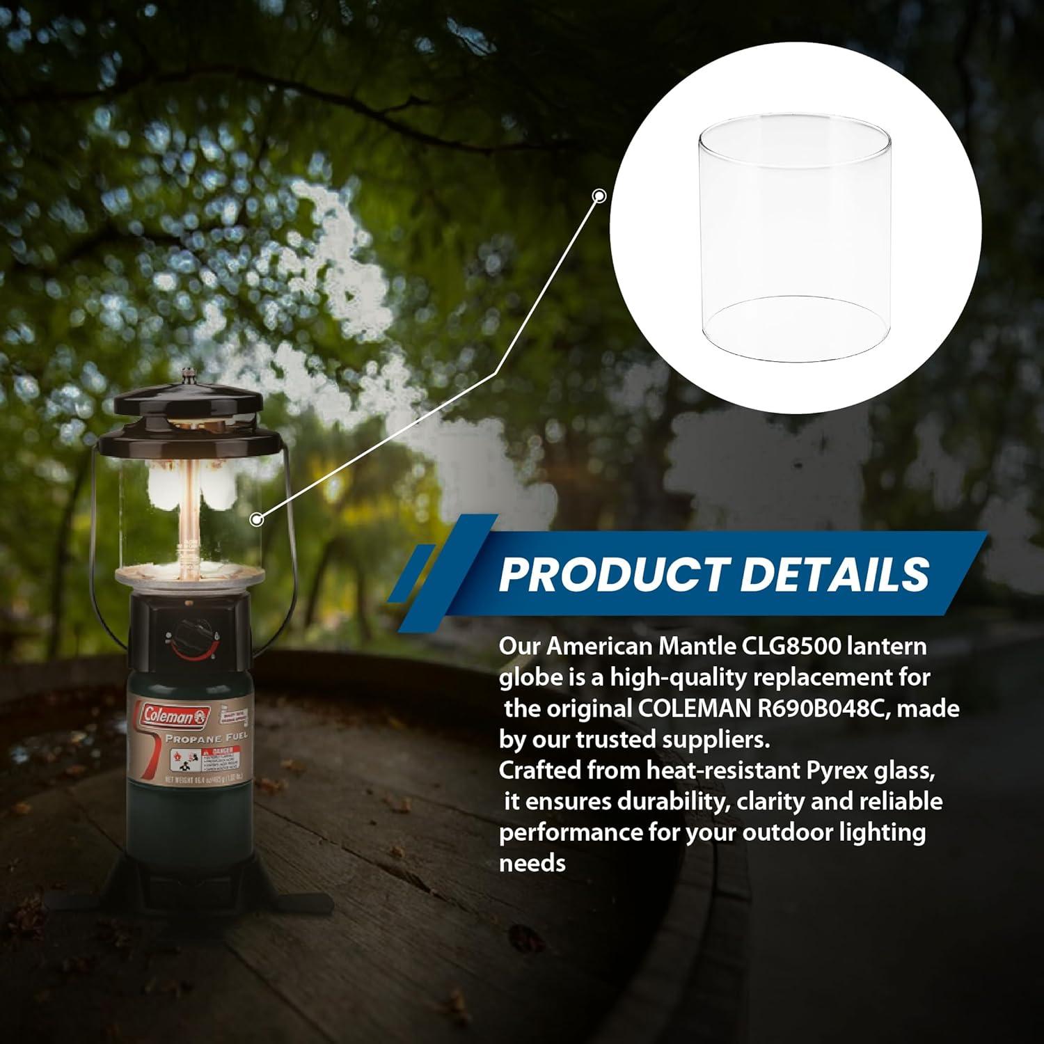 Globo de Linterna Claro American Mantle CLG8500 12.5cm