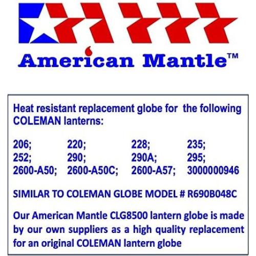 Globo de Linterna Claro American Mantle CLG8500 12.5cm