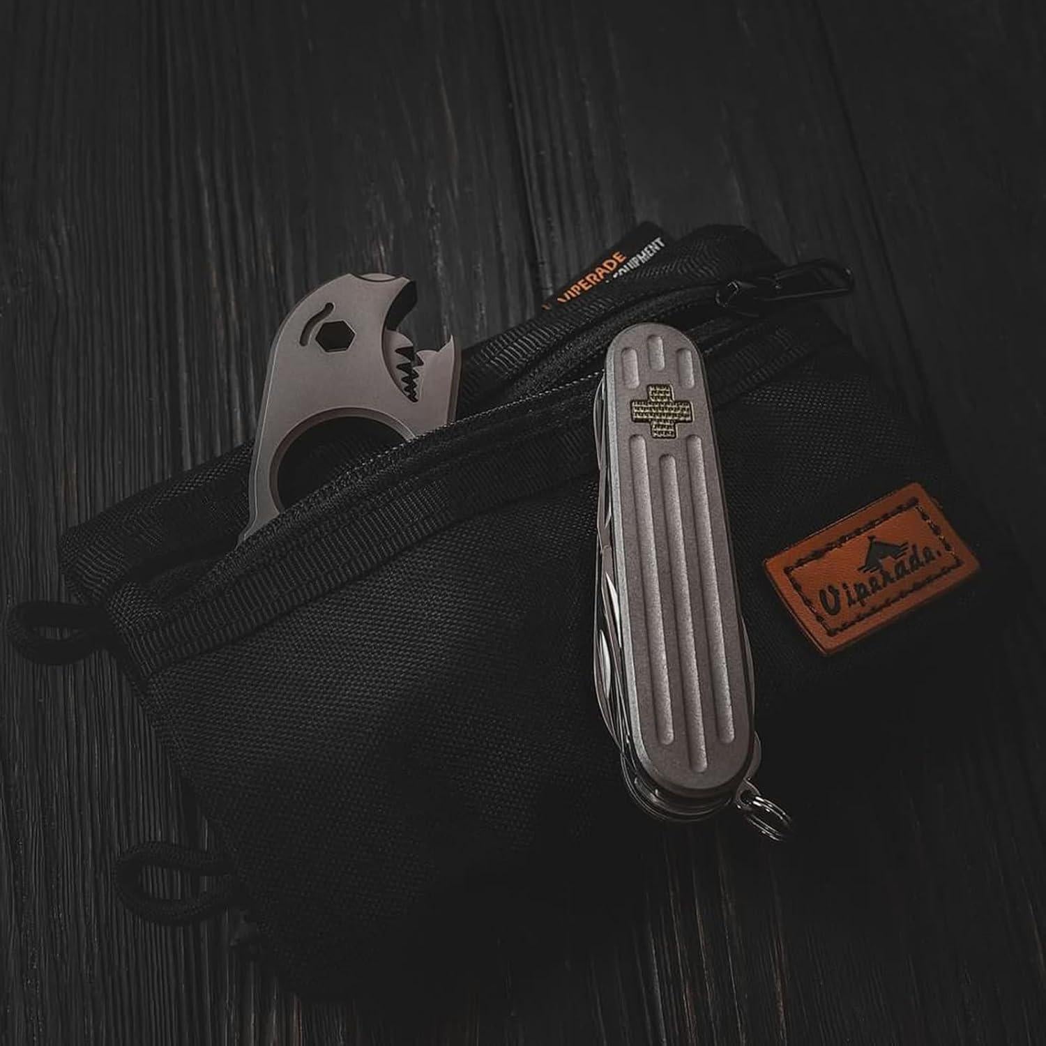 Organizador de Bolsillo EDC VIPERADE VE1 Negro 3 Compartimentos