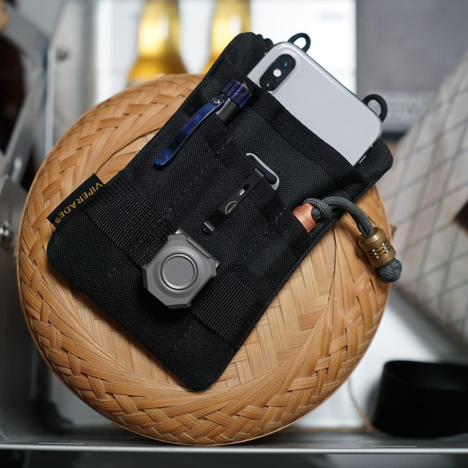 Organizador de Bolsillo EDC VIPERADE VE1 Negro 3 Compartimentos