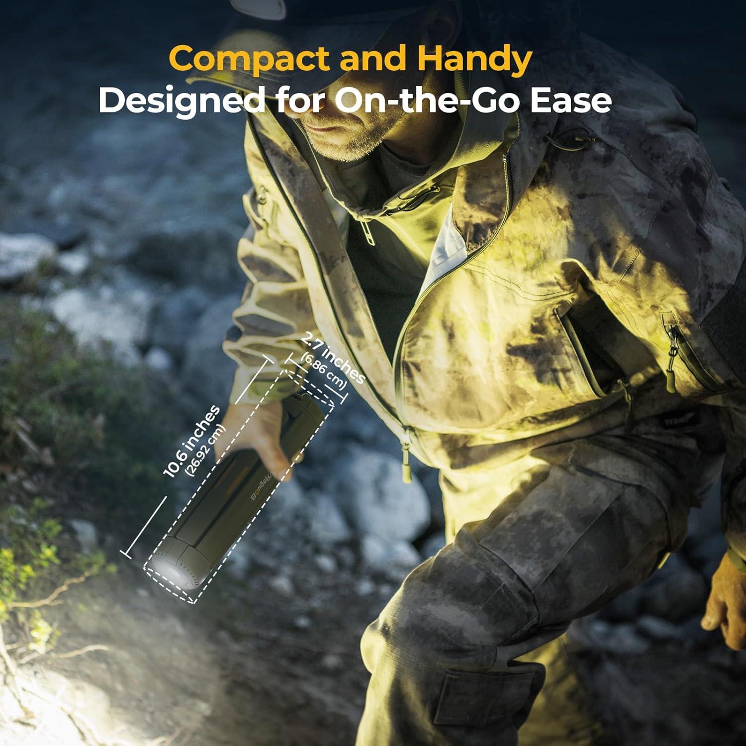 Luz de Camping Telescópica BougeRV 15600mAh Impermeable