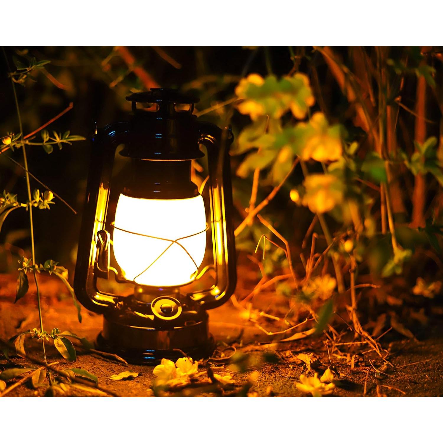 Lámpara de Llama Vintage LED YAKii para Exterior - Negro