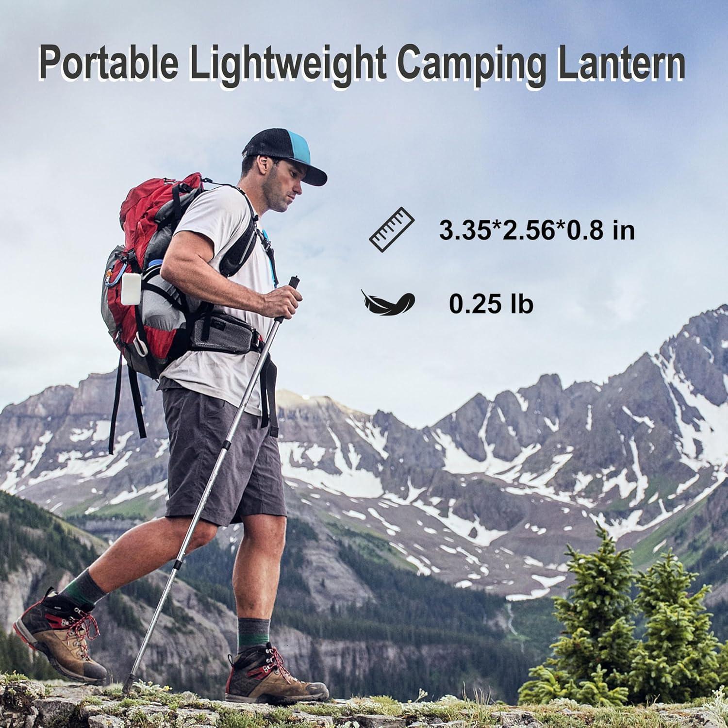 Linterna LED Recargable Hongleey LY01 Blanca para Camping