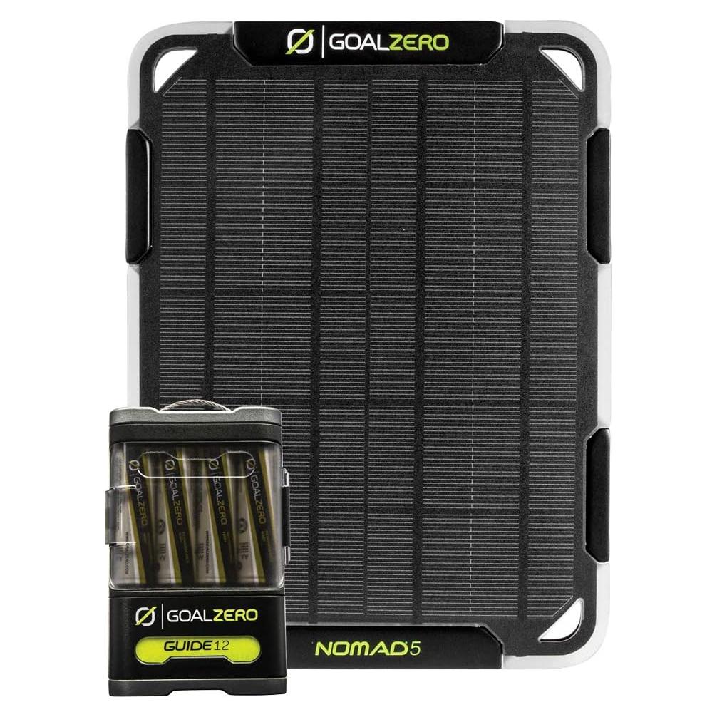 Kit Energía Solar Goal Zero Guide 12 + Nomad 5 - 2500mAh