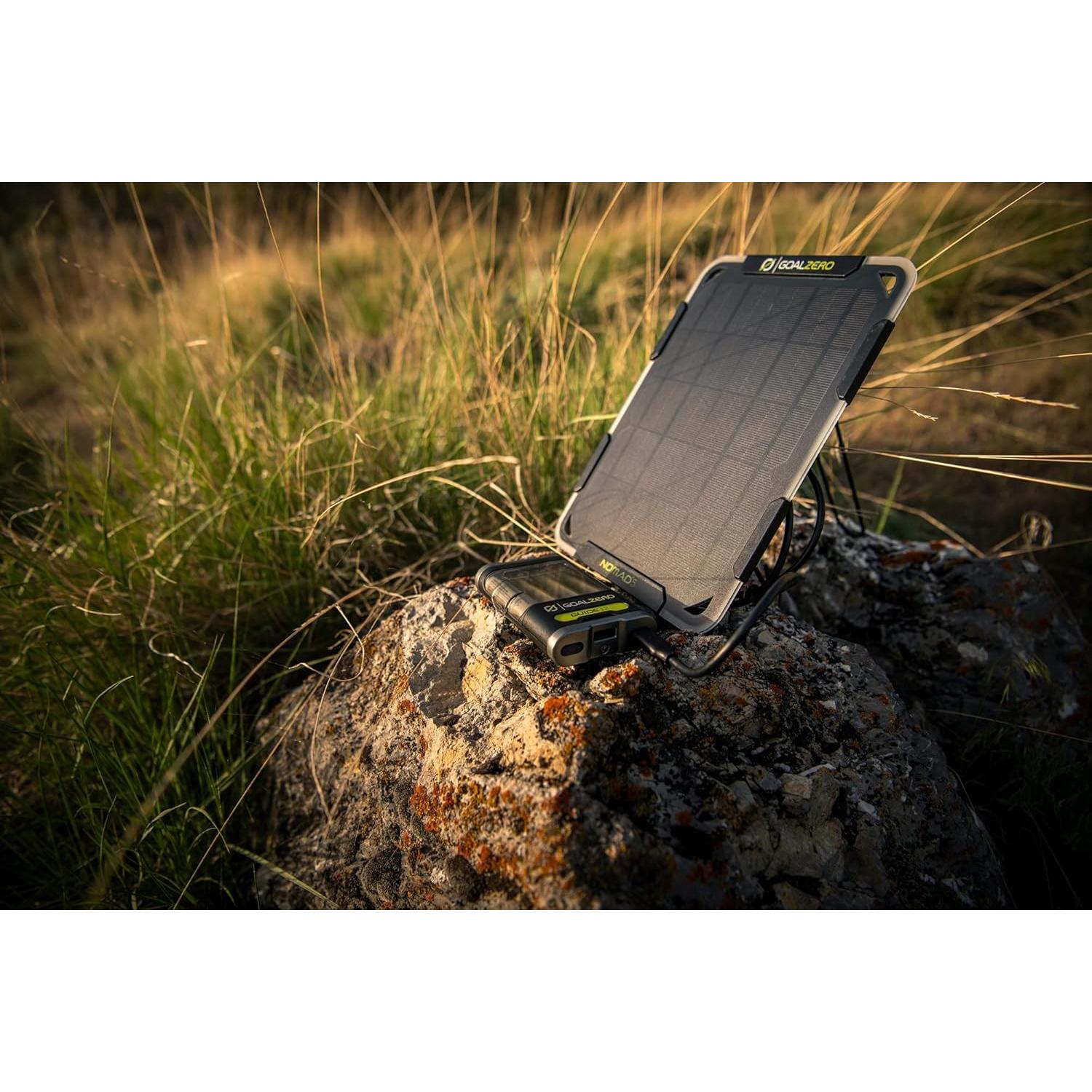 Kit Energía Solar Goal Zero Guide 12 + Nomad 5 - 2500mAh