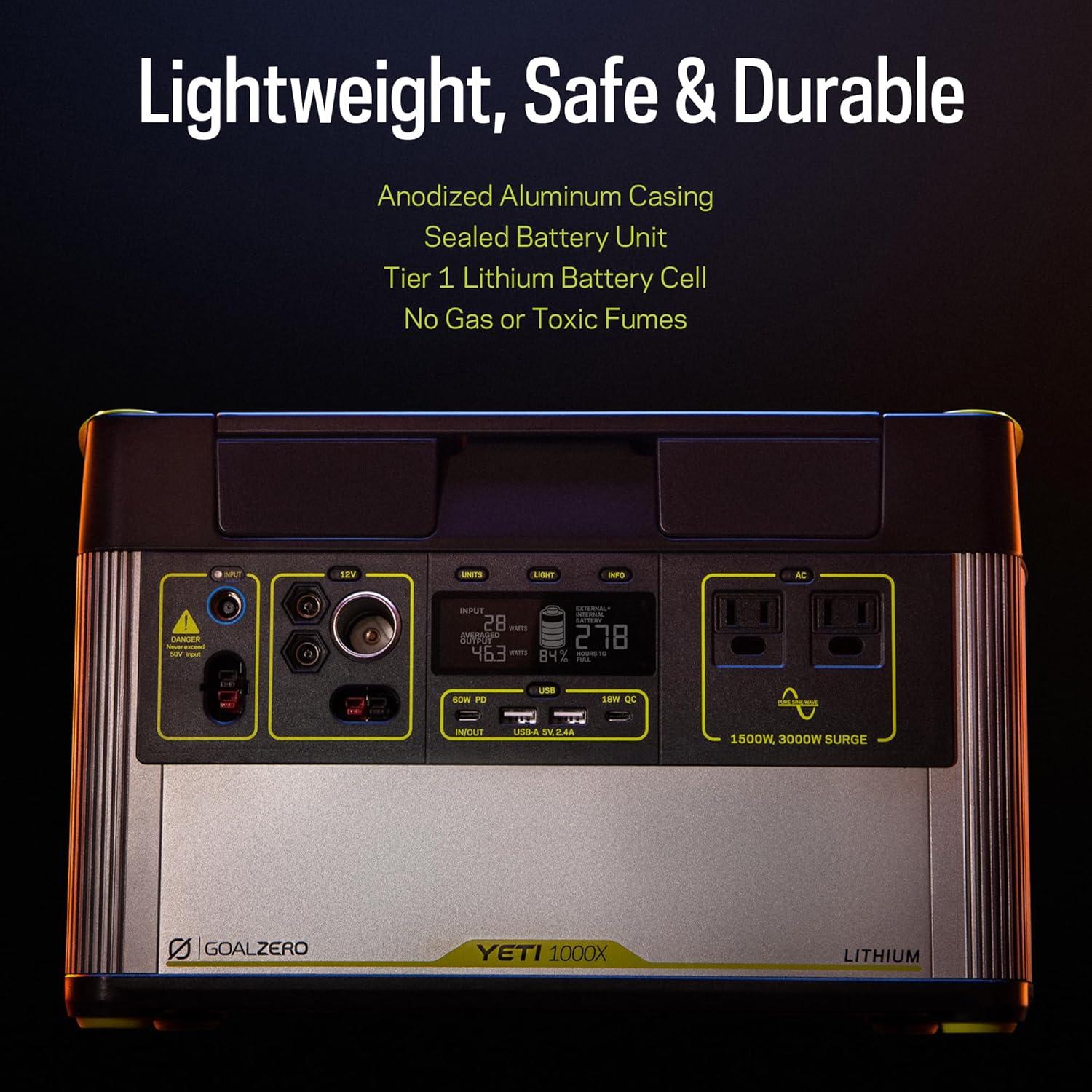 Estación de Energía Portátil Goal Zero Yeti 1000X 997Wh