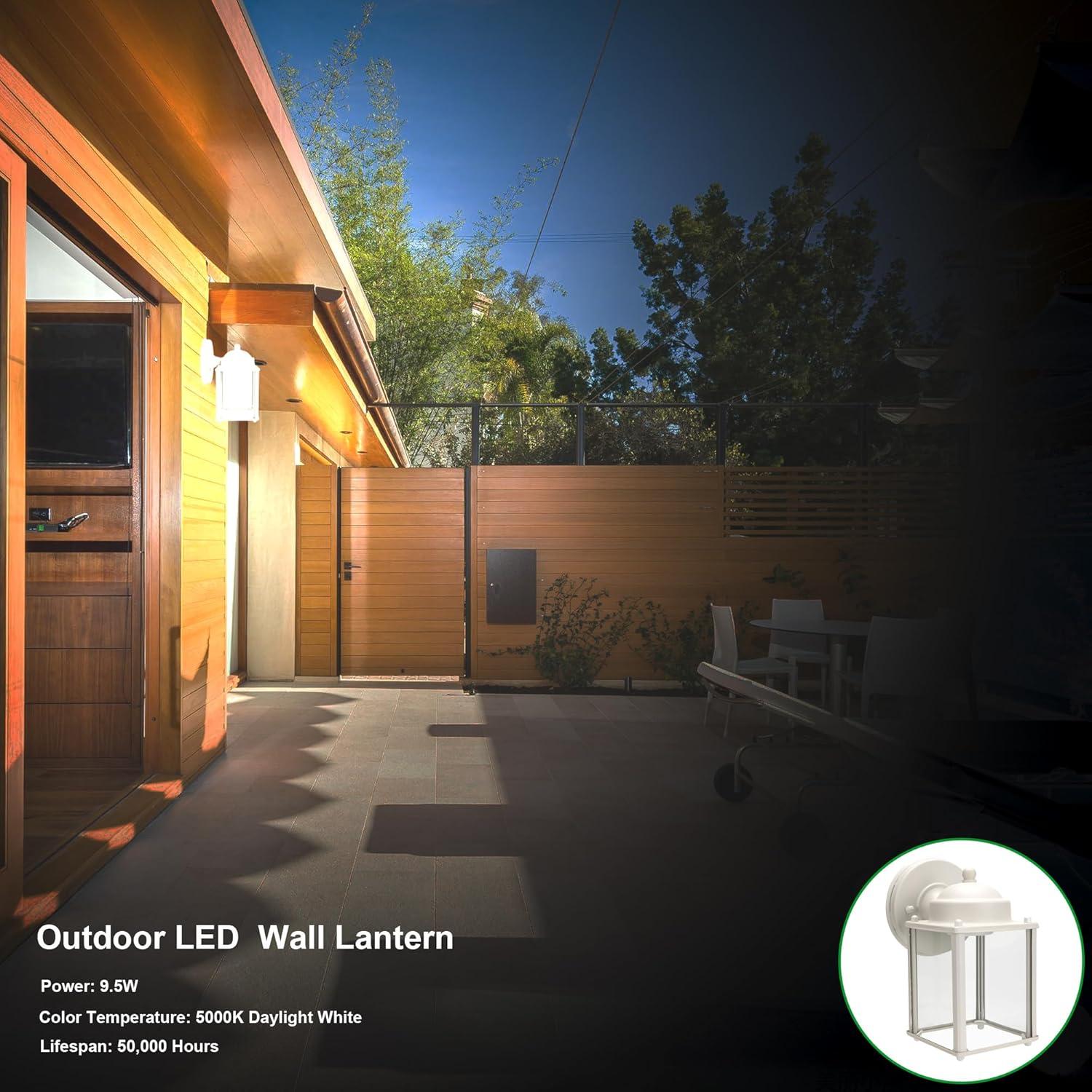 Lámpara de Pared LED Exterior LIT-PaTH 9.5W 800 Lúmenes 5000K