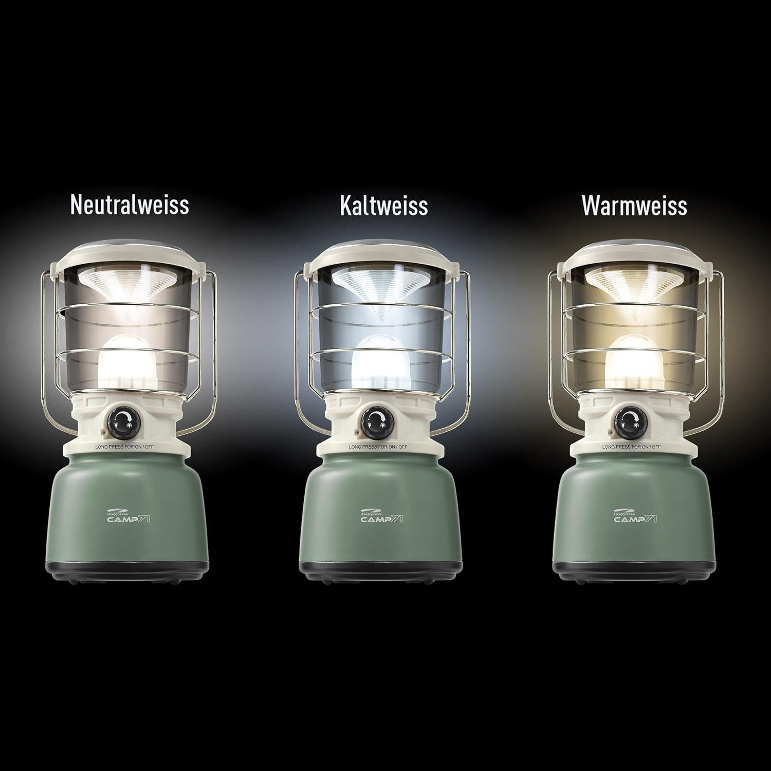 Linterna LiteXpress Camp71-20 1300 Lúmenes Resistente al Agua