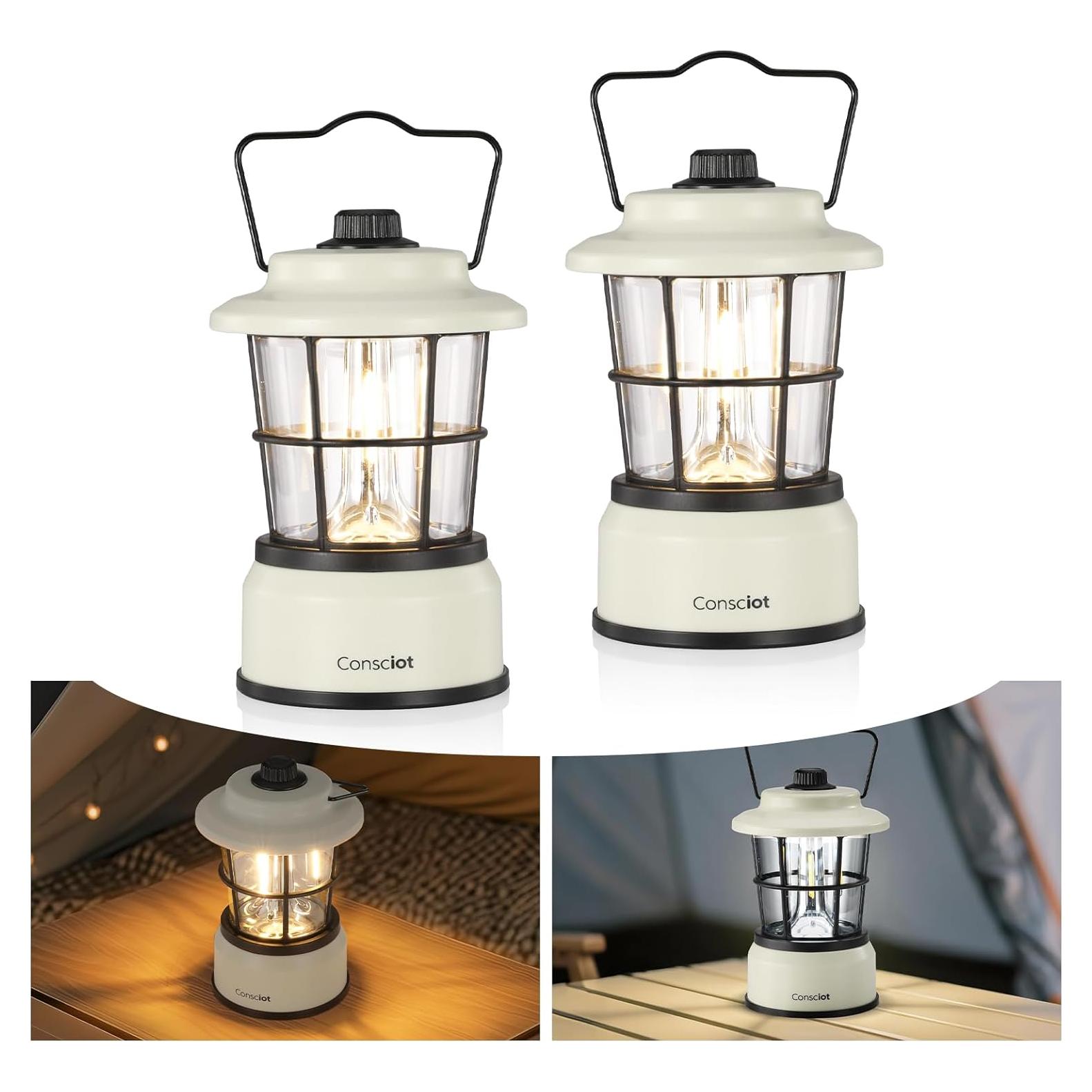 Linterna LED Consciot CL1 Retro Doble Luz Regulable 200H