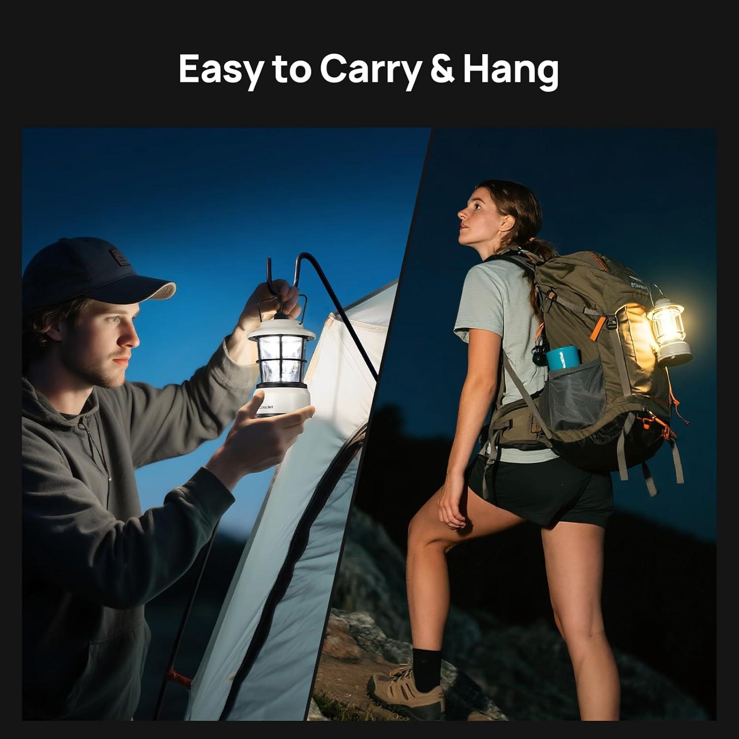 Linterna LED Consciot CL1 Retro Doble Luz Regulable 200H