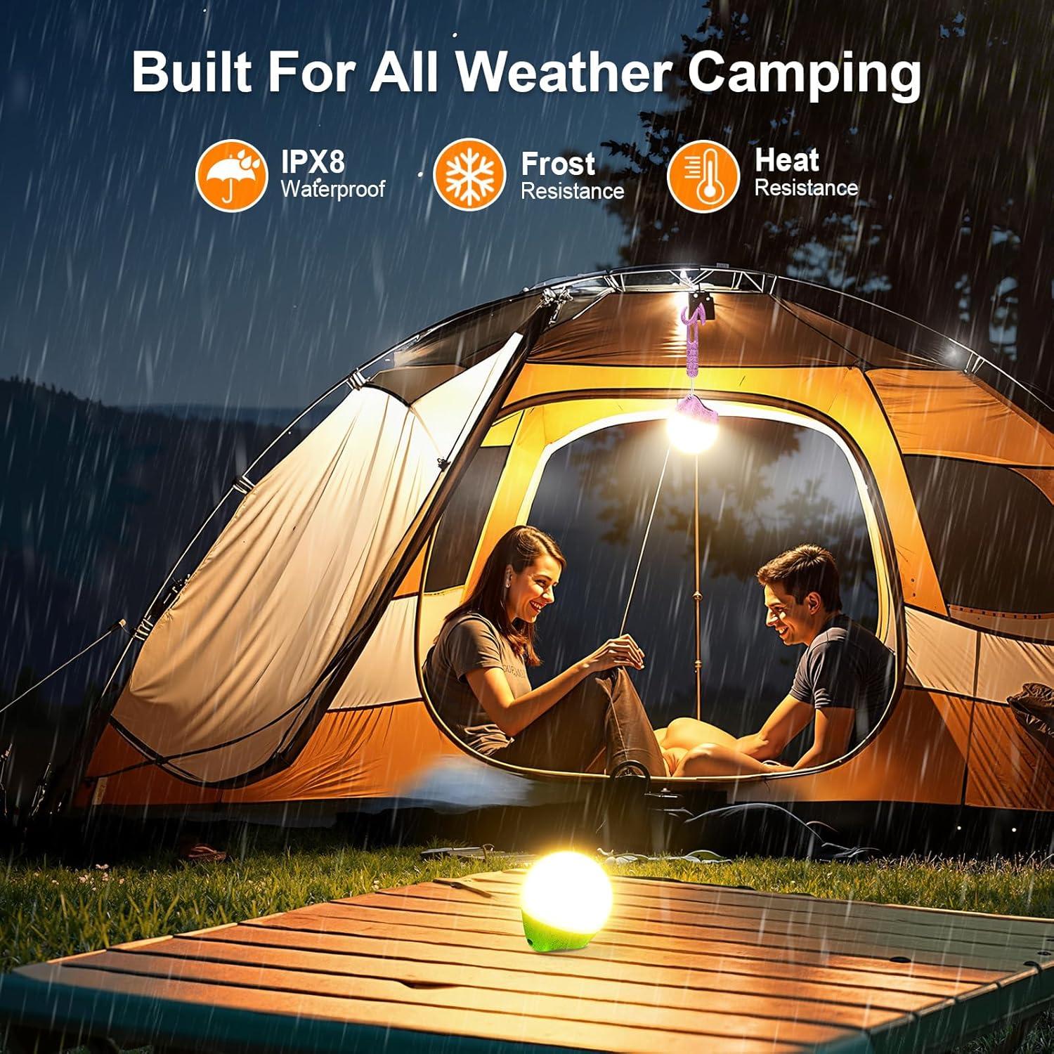 Linternas de Camping LETMY Recargables 150LM Paquete de 4